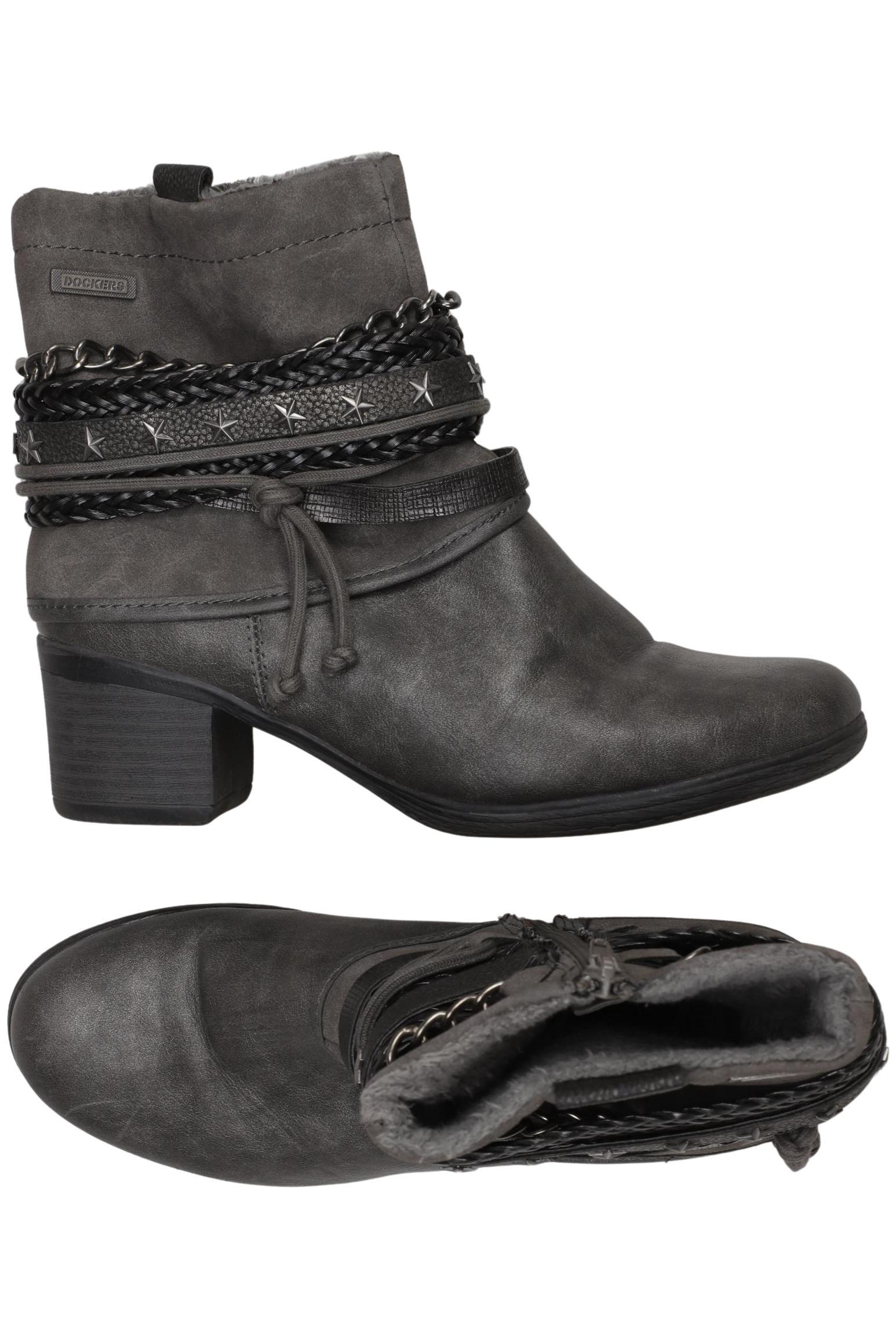 

Dockers by Gerli Damen Stiefelette, grau, Gr. 38