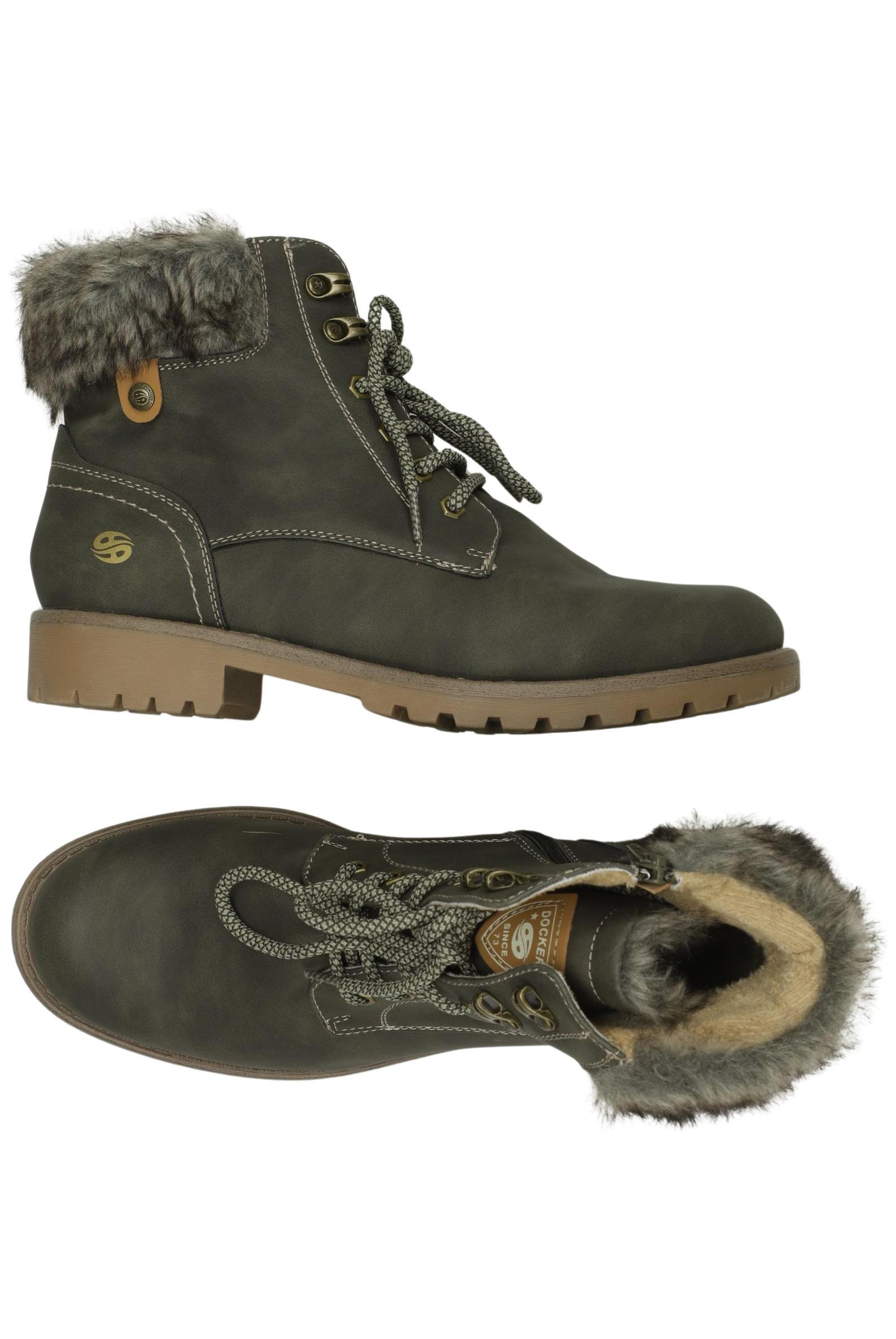 

Dockers by Gerli Damen Stiefelette, grün, Gr. 40
