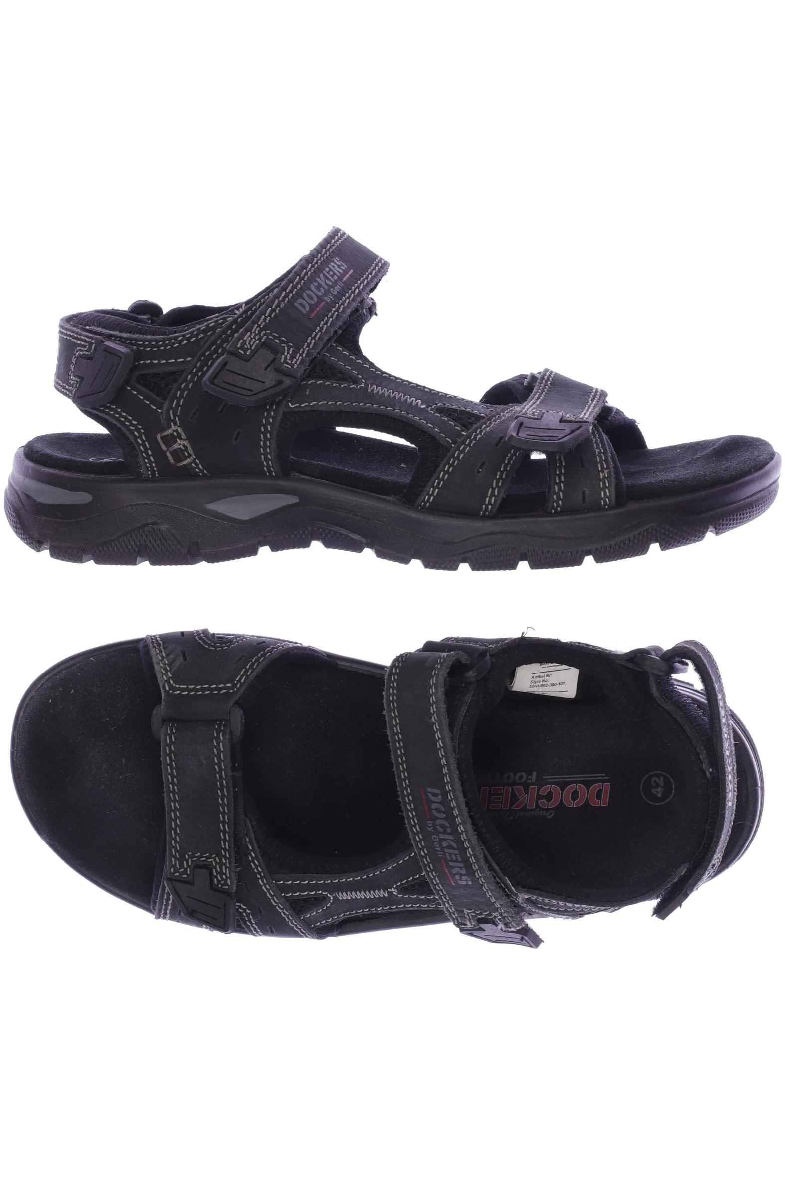 

Dockers by Gerli Herren Sandale, schwarz, Gr. 42