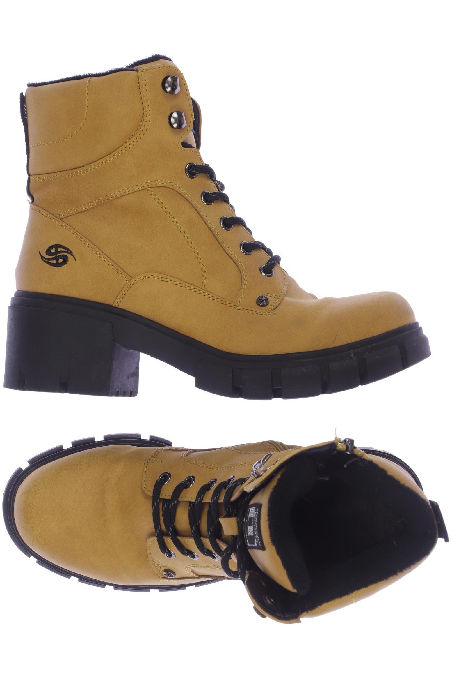 

Dockers by Gerli Damen Stiefelette, beige, Gr. 38