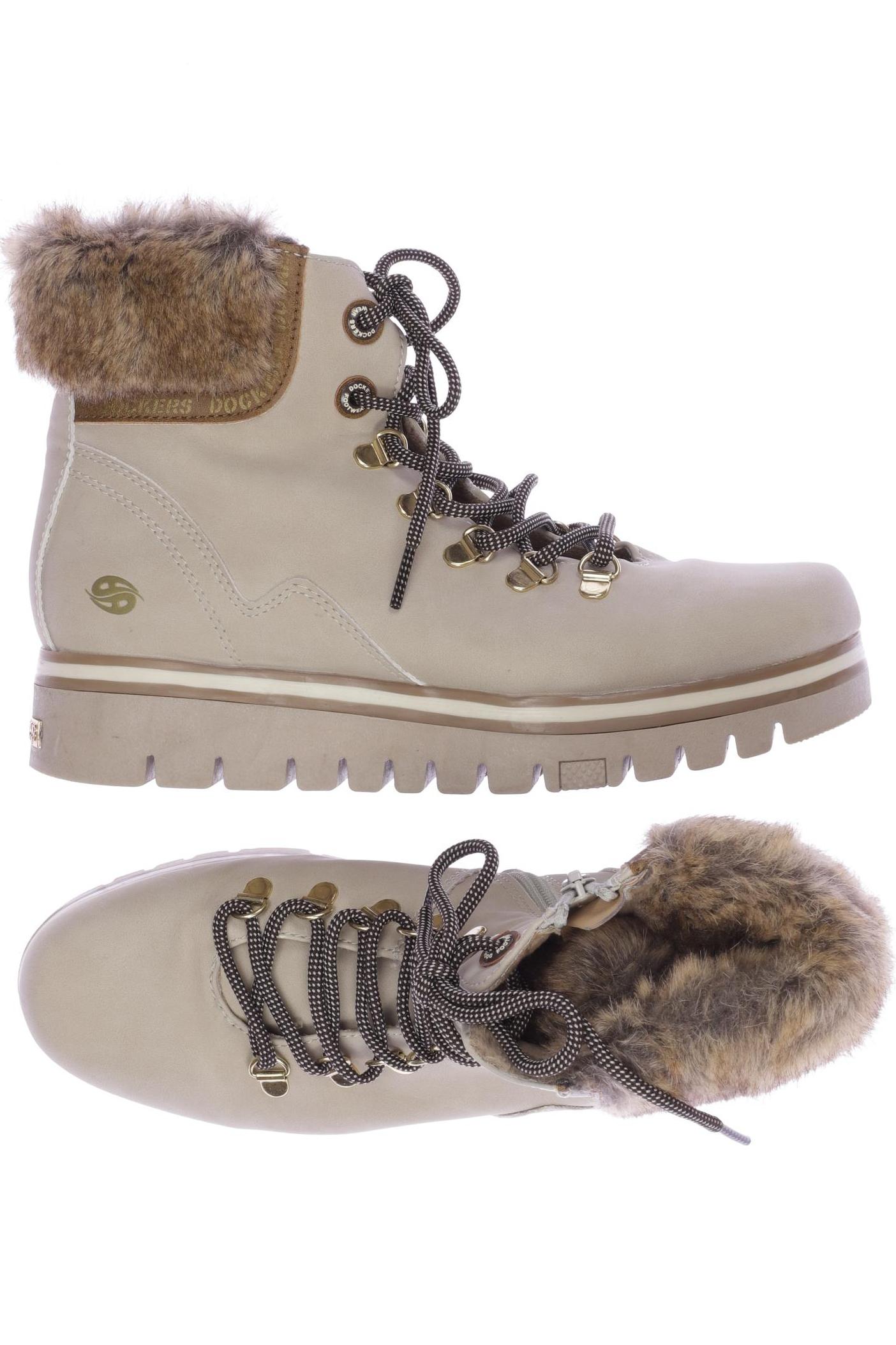 

Dockers by Gerli Damen Stiefelette, cremeweiß, Gr. 40