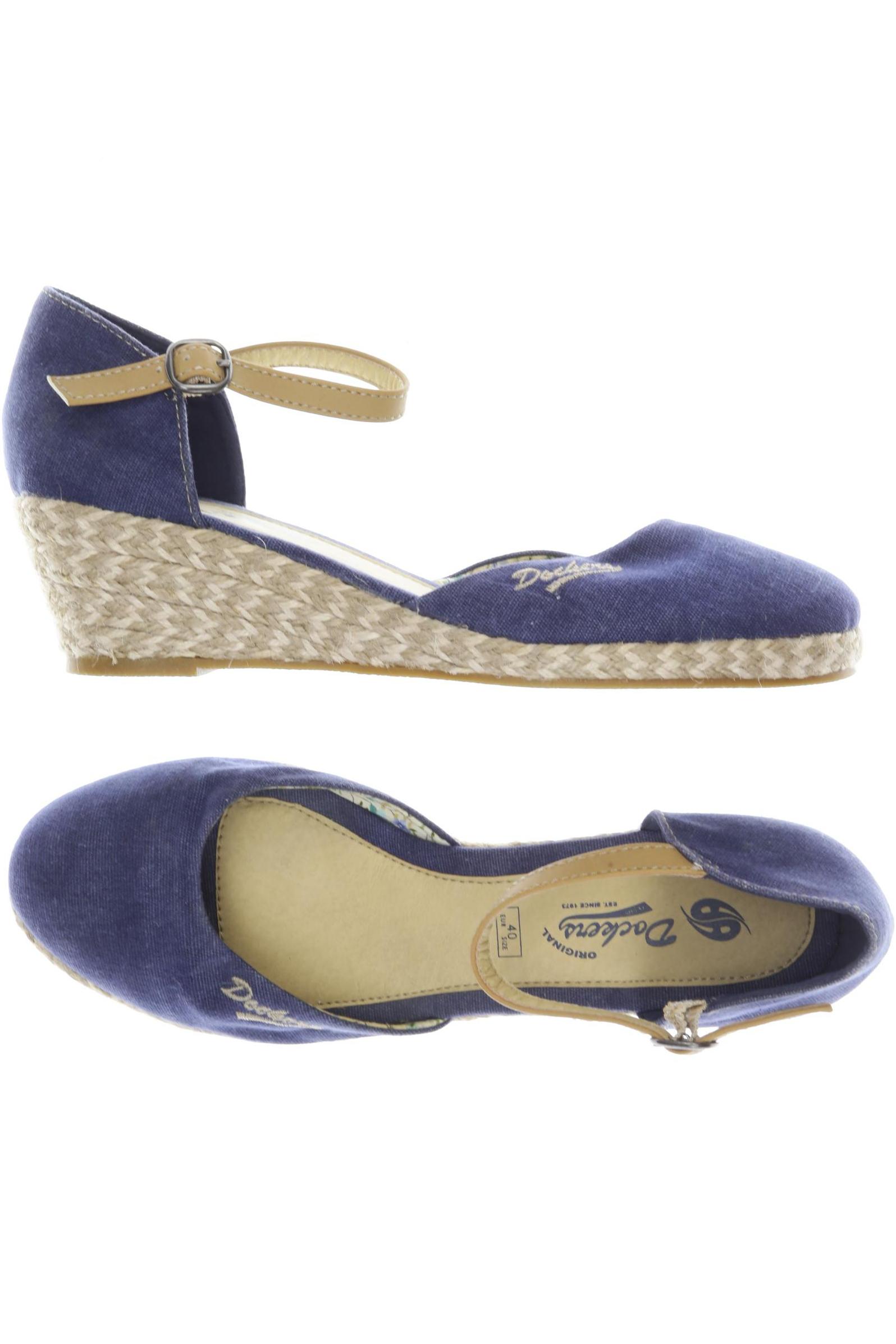 

Dockers by Gerli Damen Sandale, blau, Gr. 40