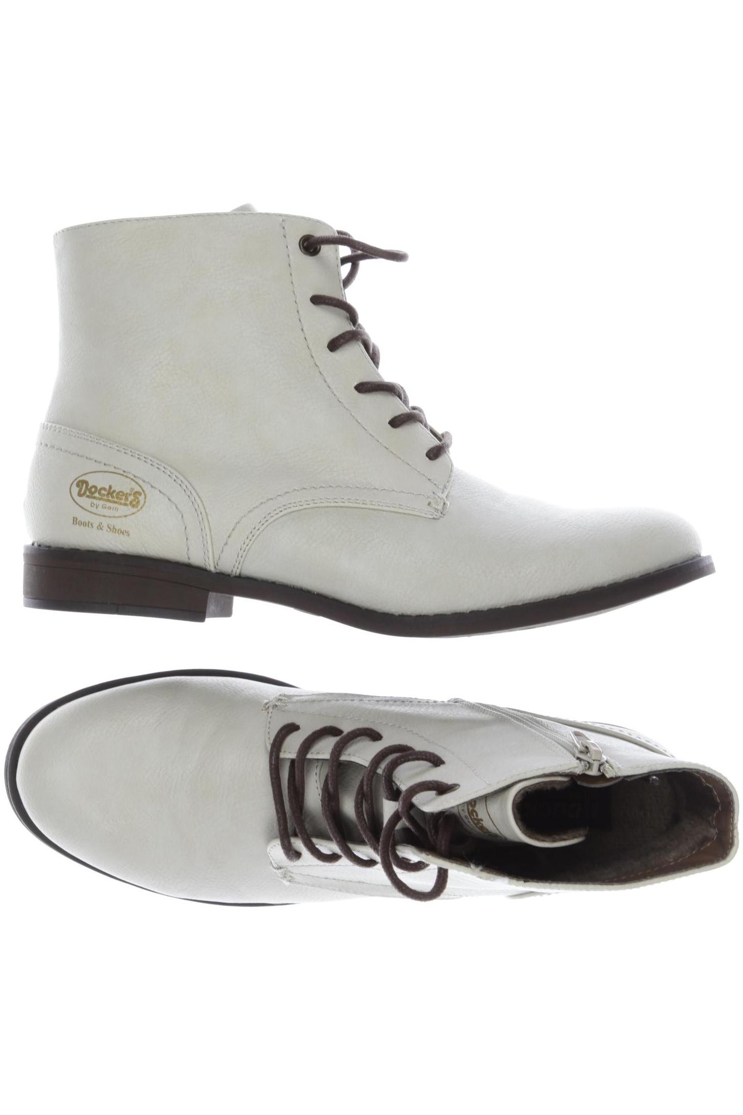 

Dockers by Gerli Damen Stiefelette, cremeweiß, Gr. 39