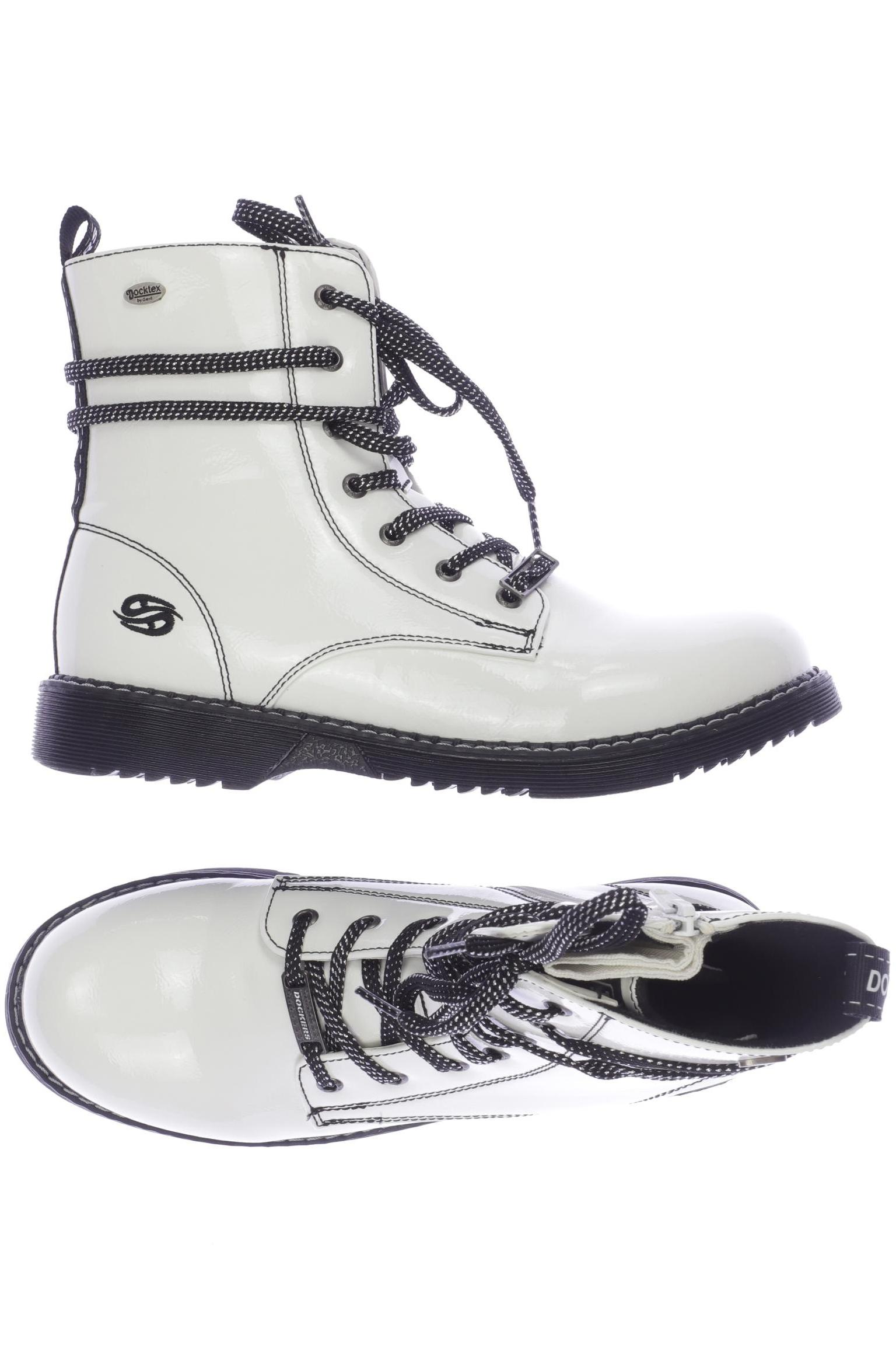 

Dockers by Gerli Damen Stiefelette, weiß