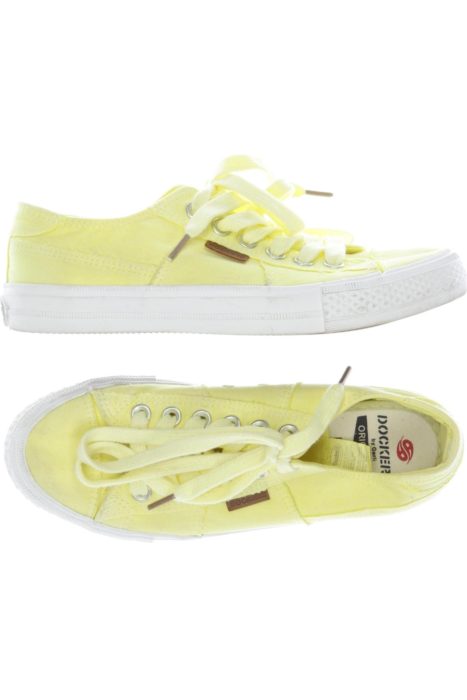 

Dockers by Gerli Damen Sneakers, gelb, Gr. 38