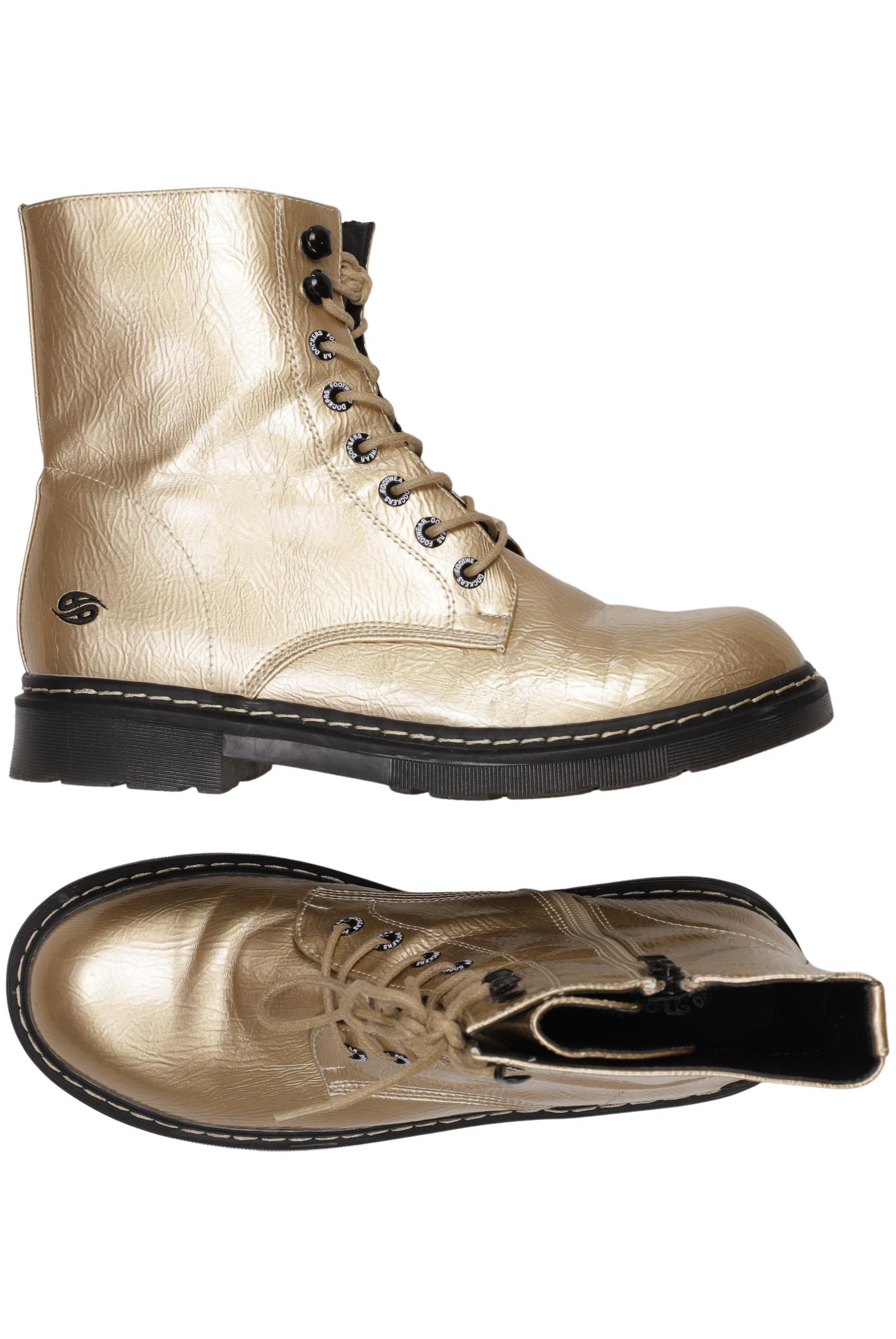 

Dockers by Gerli Damen Stiefelette, gold, Gr. 41