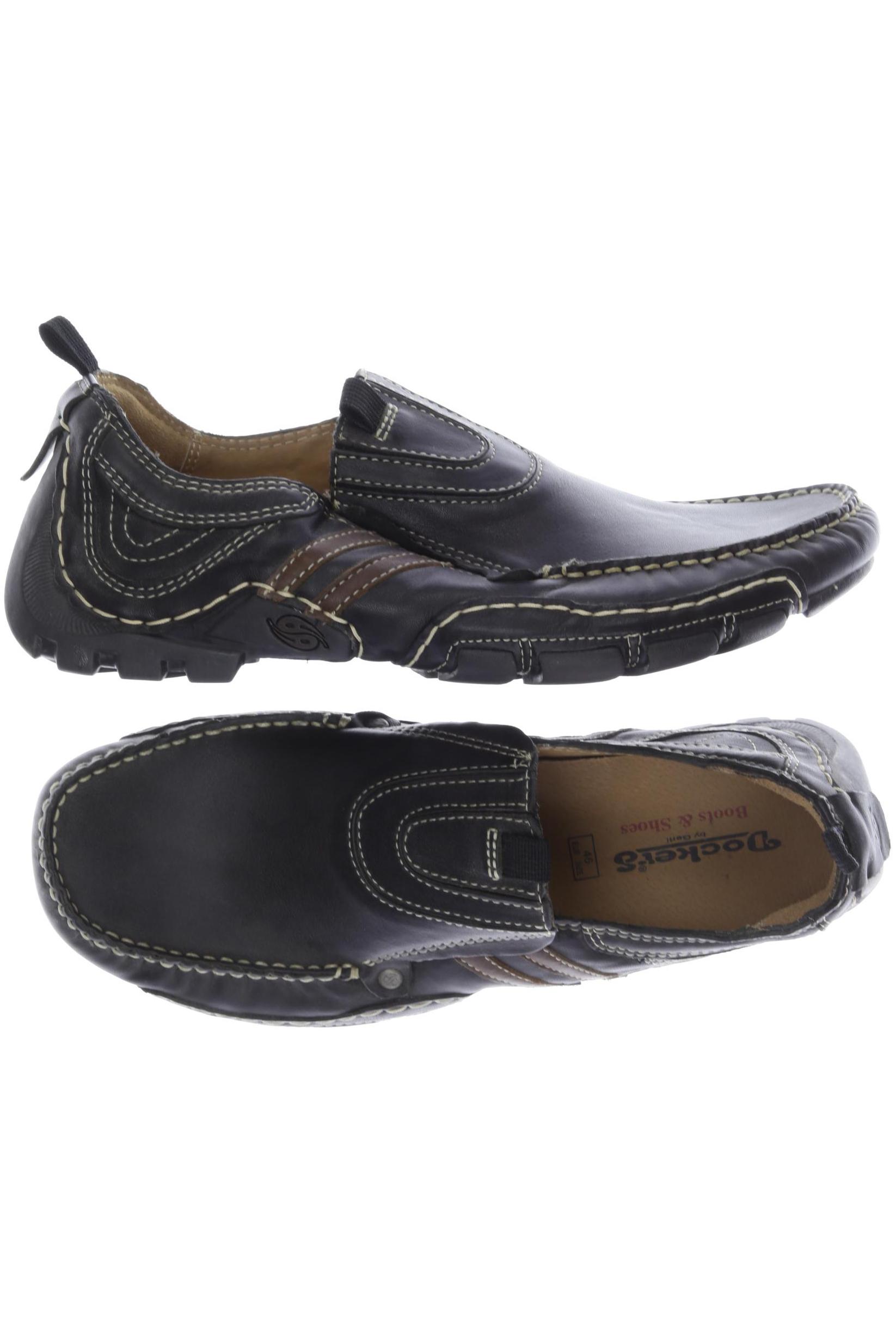 

Dockers by Gerli Herren Halbschuh, schwarz, Gr. 46