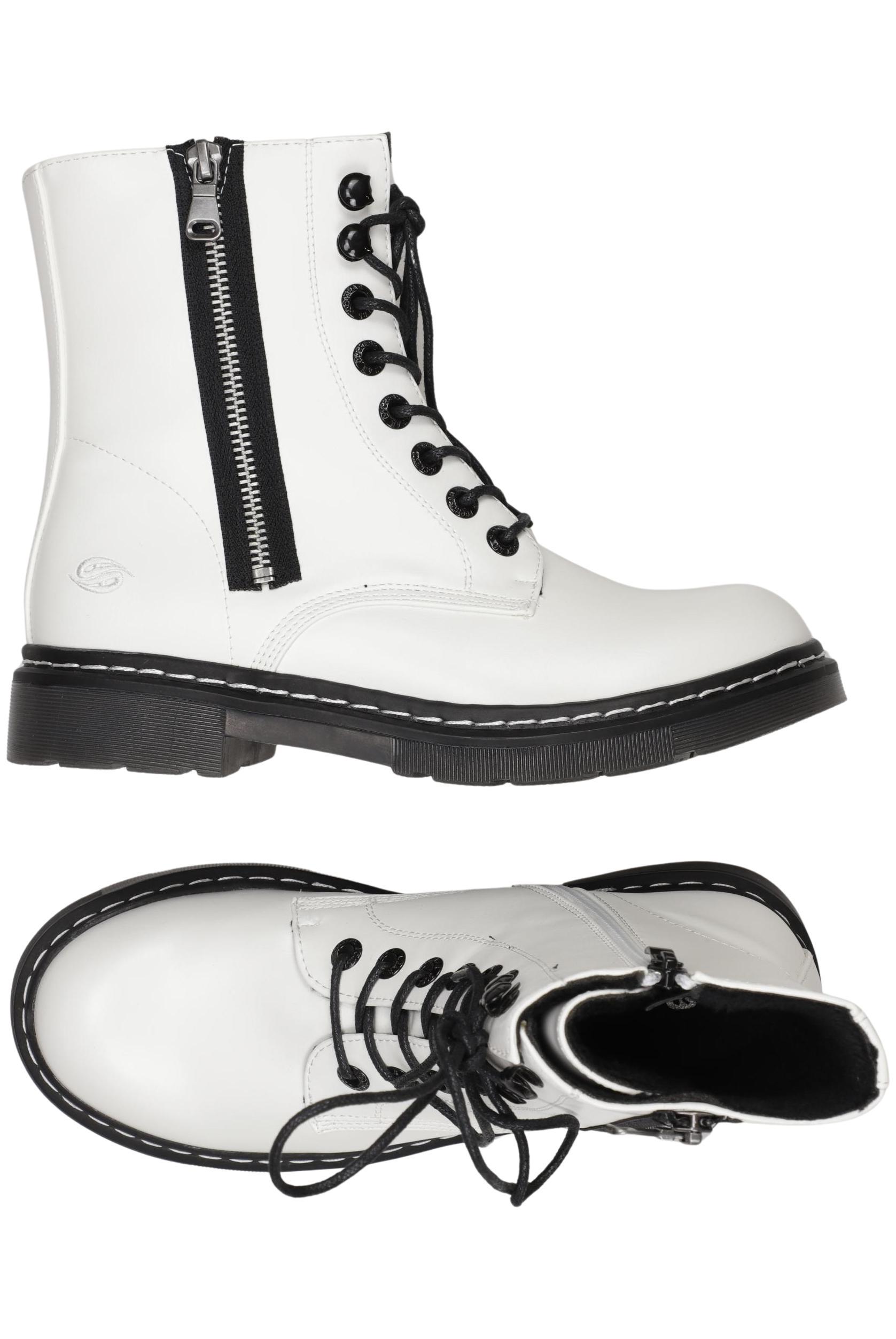 

Dockers by Gerli Damen Stiefelette, weiß, Gr. 37