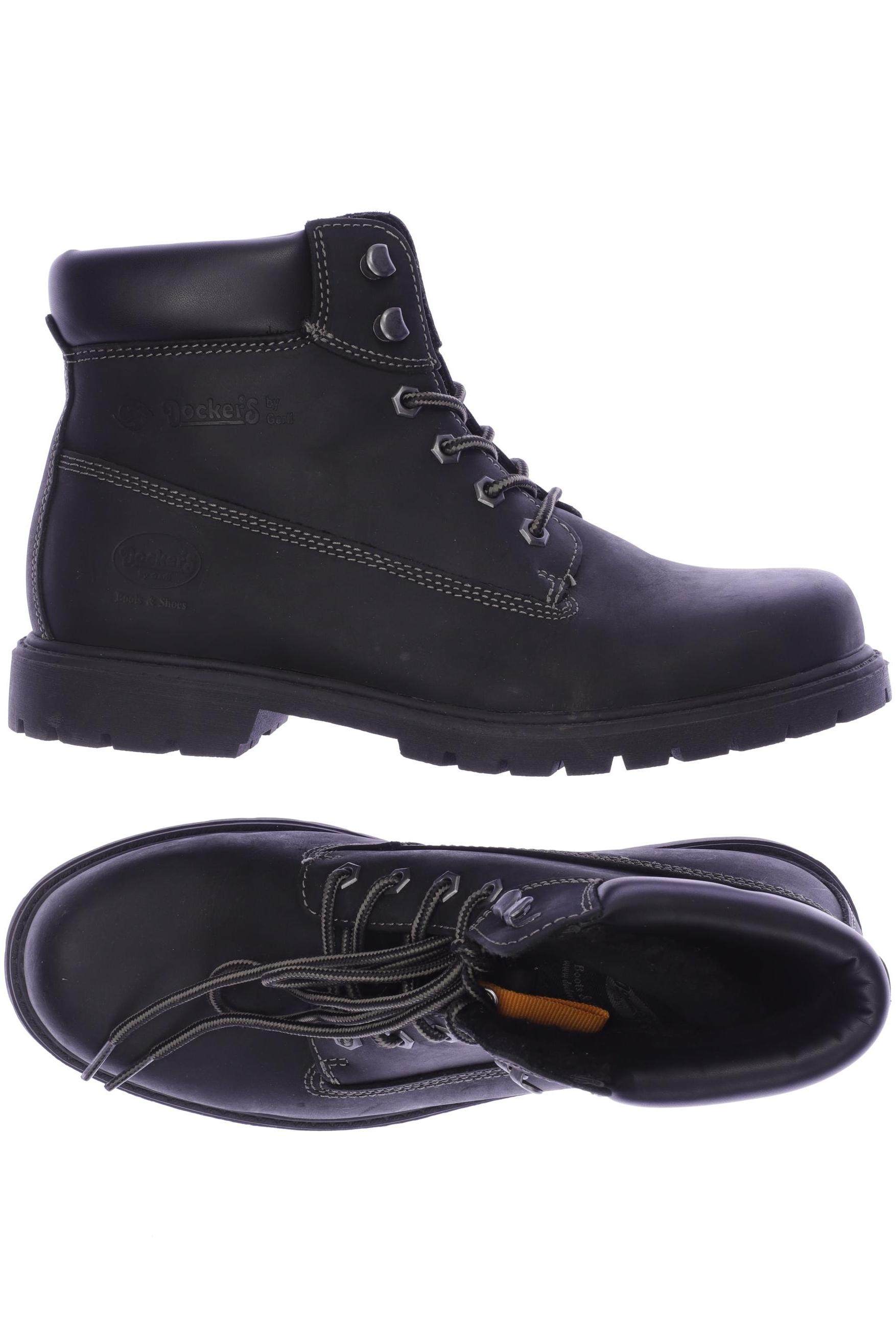 

Dockers by Gerli Herren Stiefel, schwarz, Gr. 42