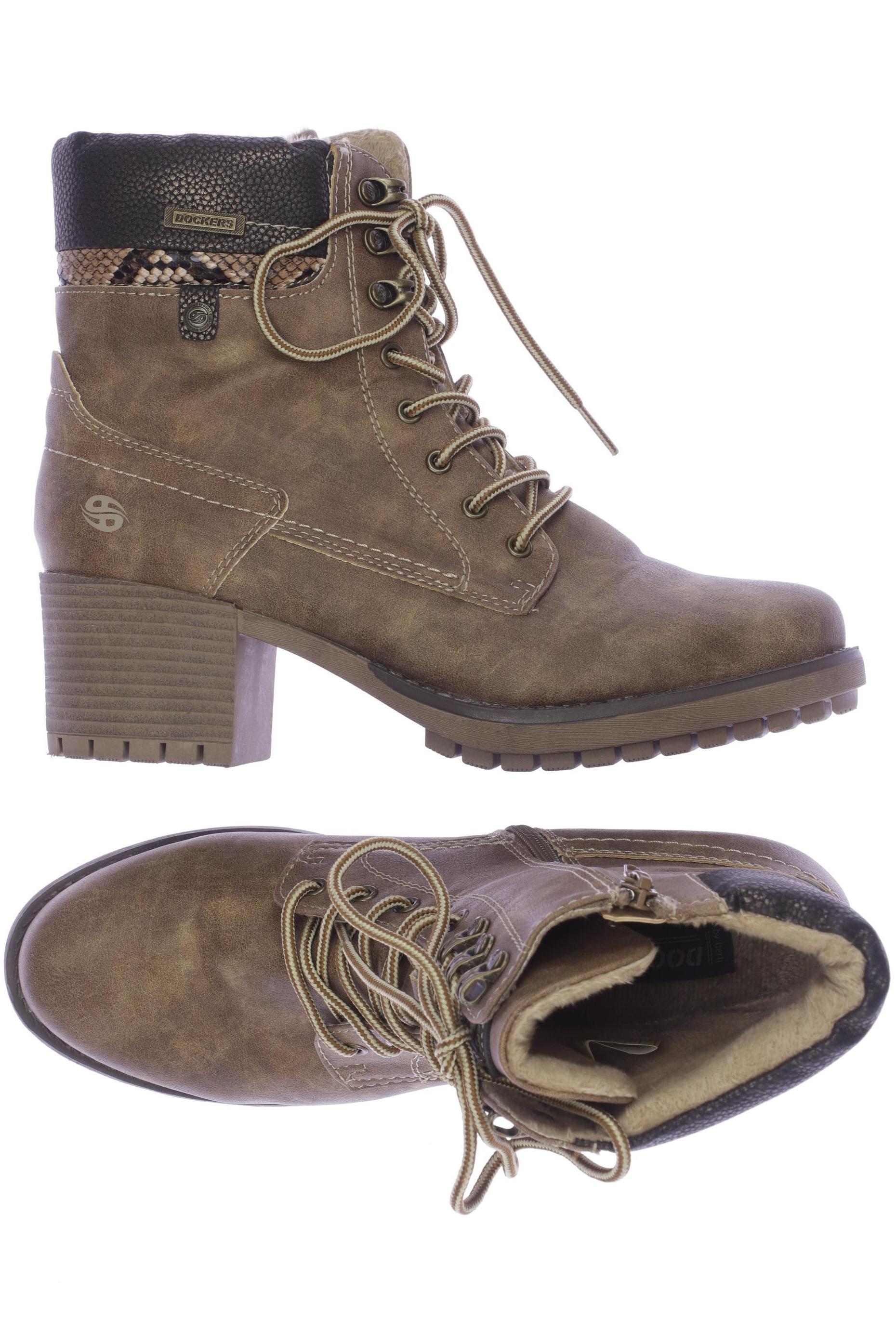 

Dockers by Gerli Damen Stiefelette, braun, Gr. 42