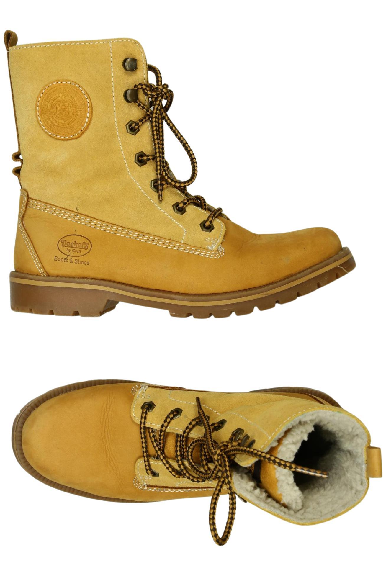 

Dockers by Gerli Damen Stiefelette, gelb, Gr. 39