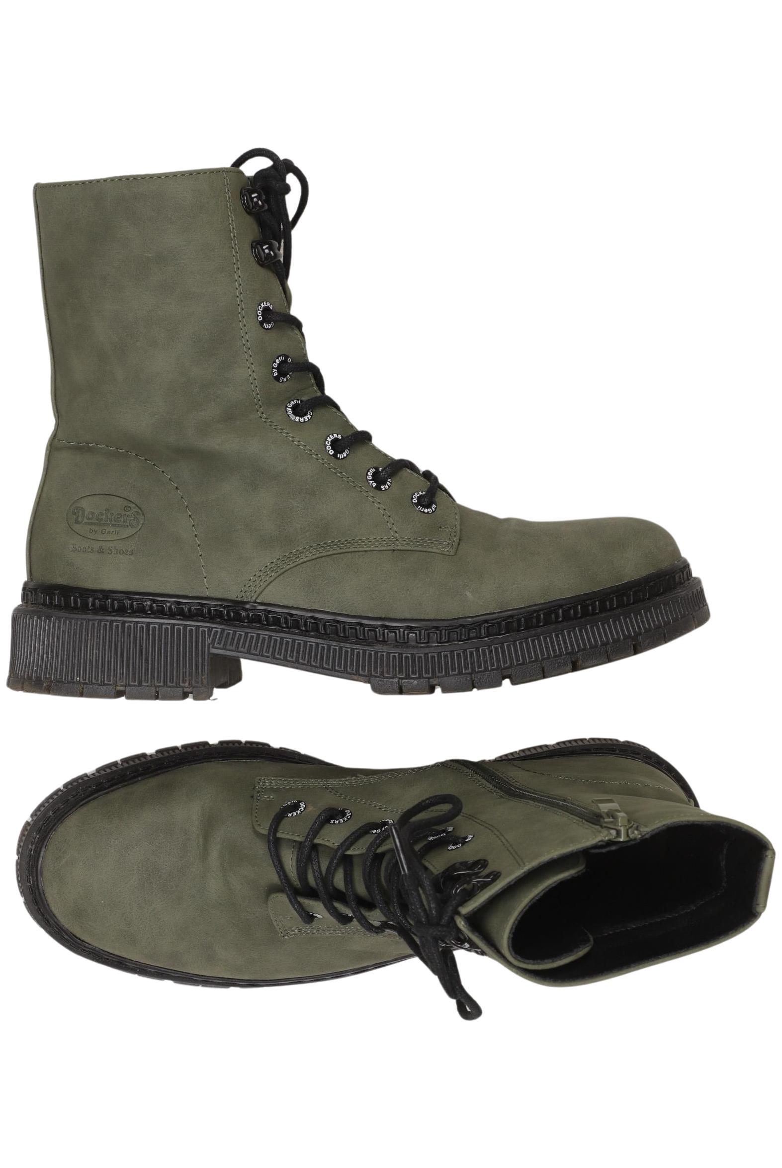 

Dockers by Gerli Damen Stiefelette, grün, Gr. 40