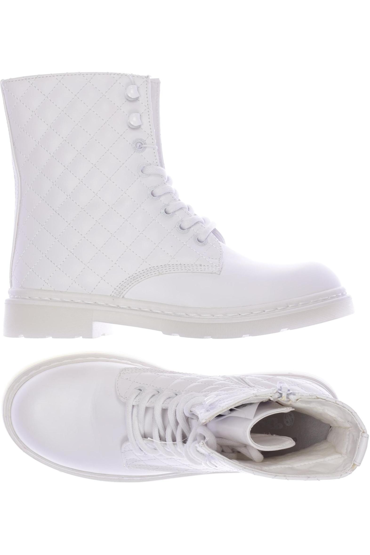 

Dockers by Gerli Damen Stiefelette, weiß, Gr. 38