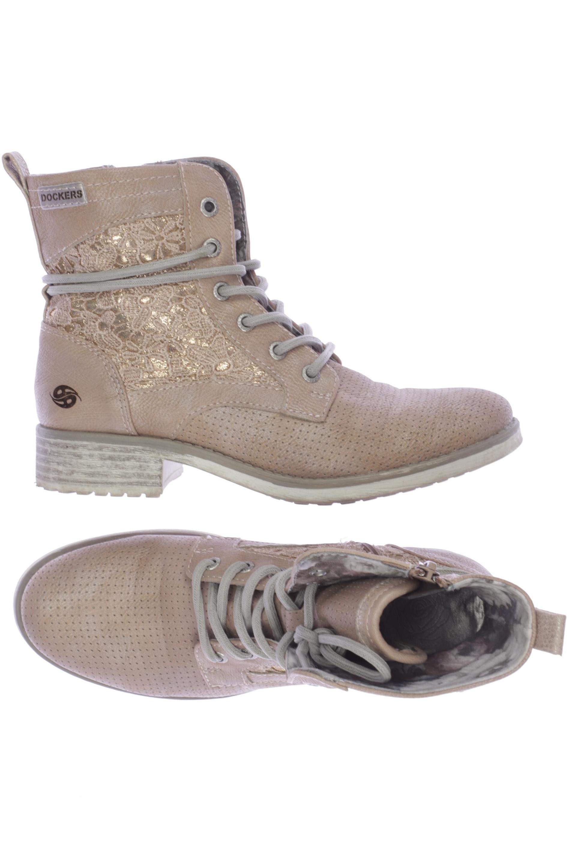 

Dockers by Gerli Damen Stiefelette, beige, Gr. 37