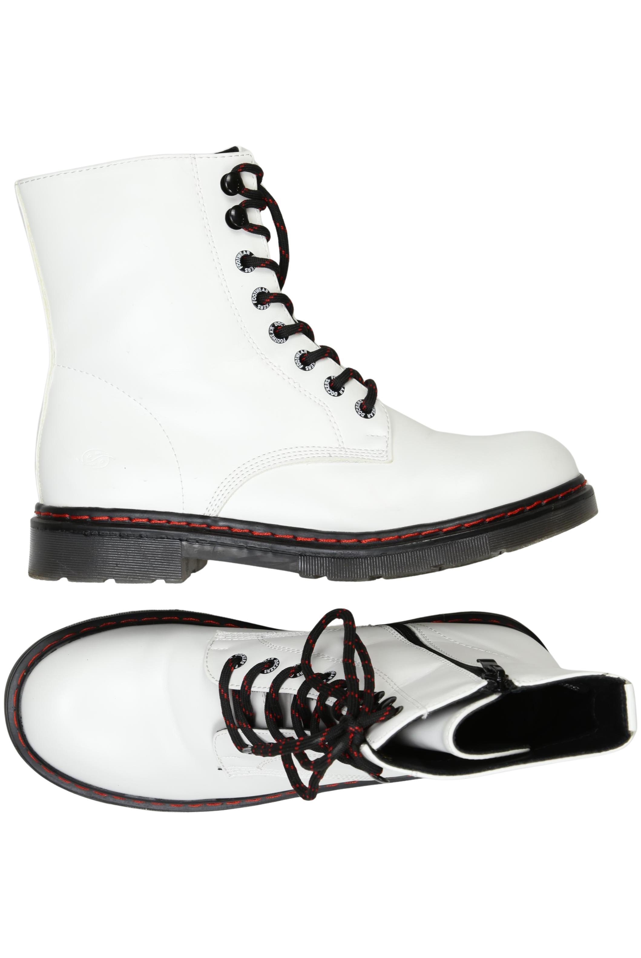 

Dockers by Gerli Damen Stiefelette, weiß, Gr. 41