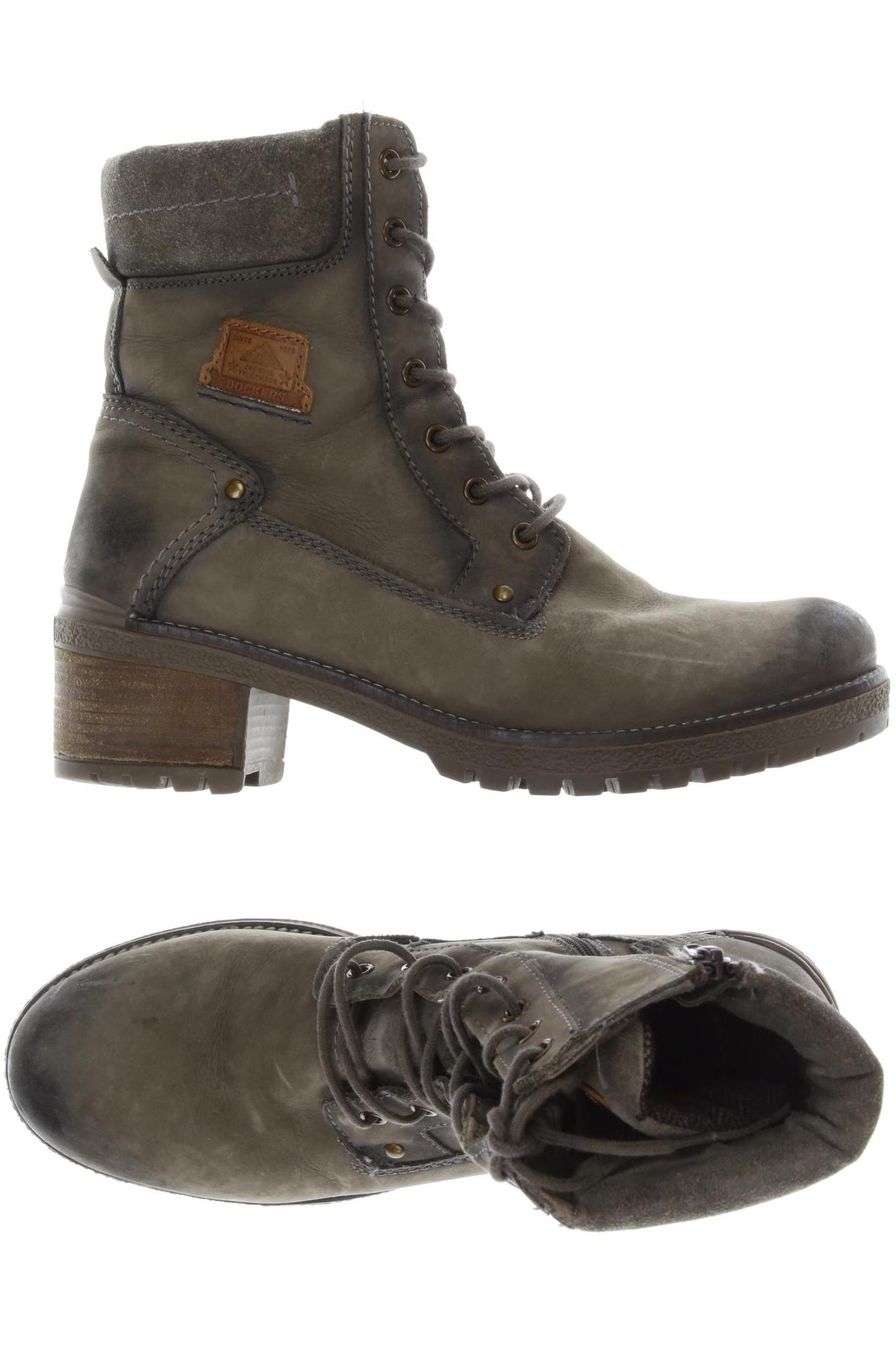 

Dockers by Gerli Damen Stiefel, grau, Gr. 42
