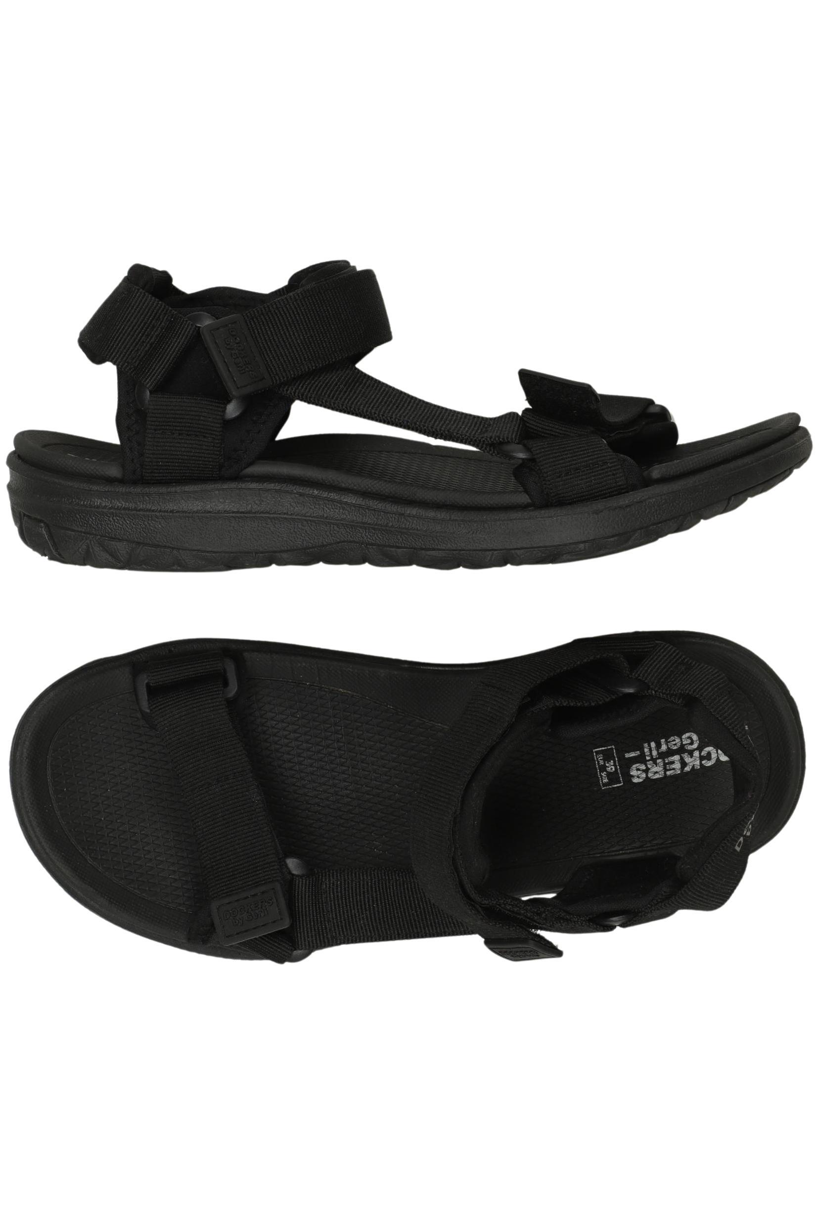 

Dockers by Gerli Damen Sandale, schwarz, Gr. 39