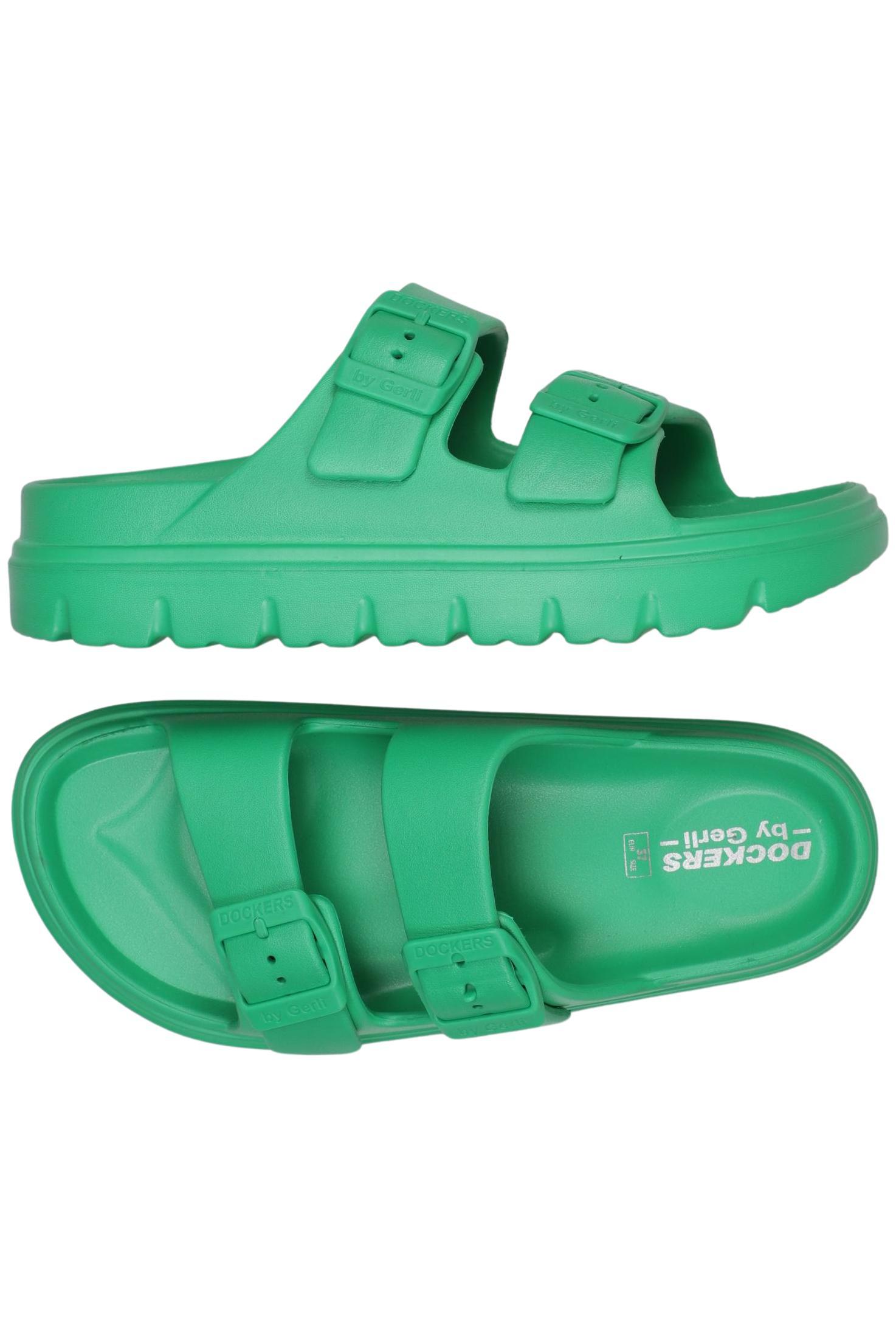 

Dockers by Gerli Damen Sandale, grün, Gr. 37