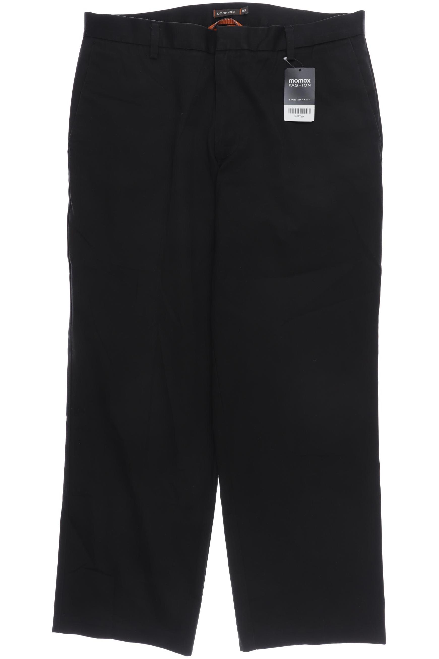 

DOCKERS Herren Stoffhose, schwarz