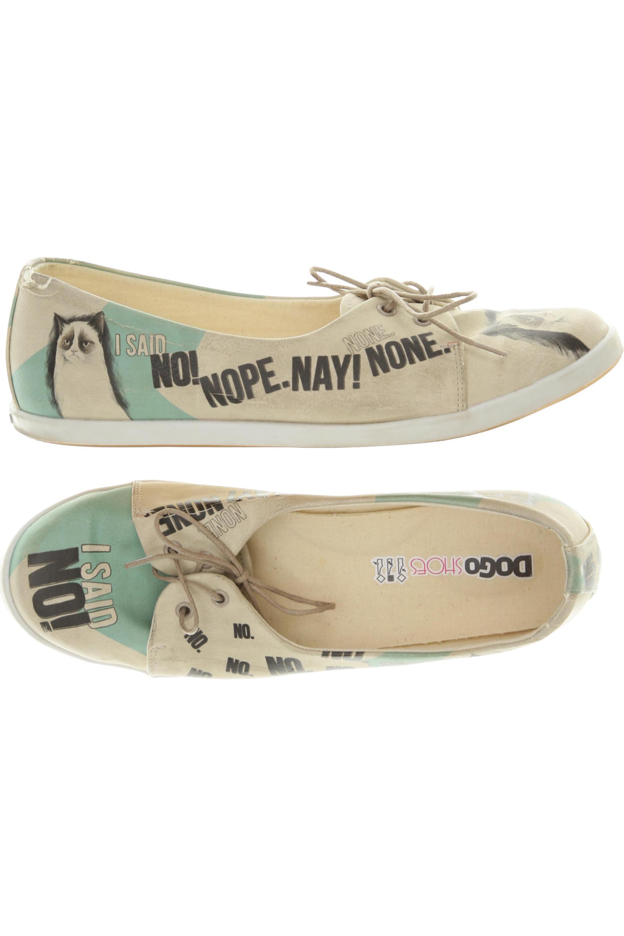 

Dogo Damen Ballerinas, beige, Gr. 40