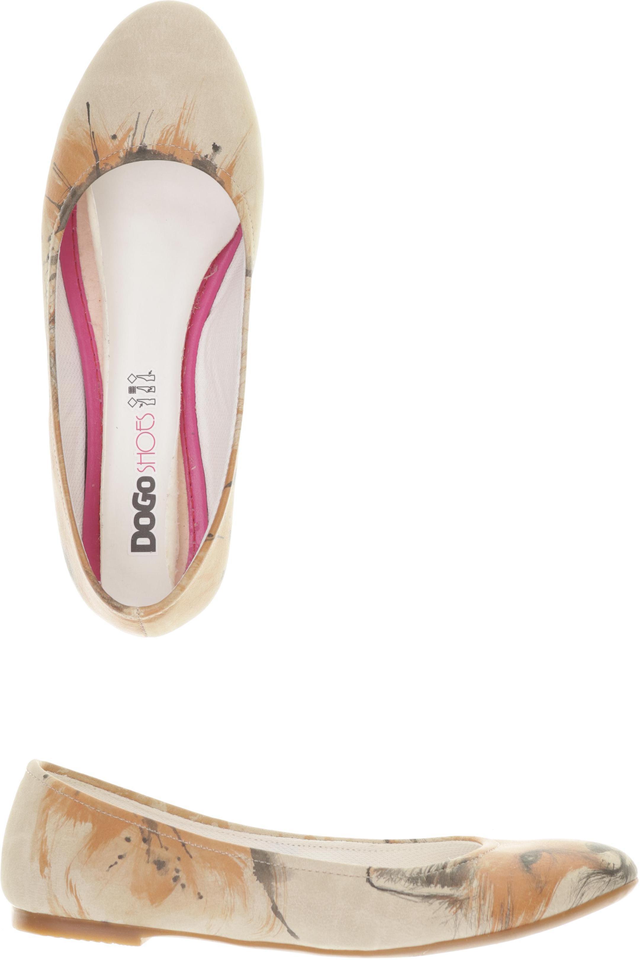 

Dogo Damen Ballerinas, beige, Gr. 37