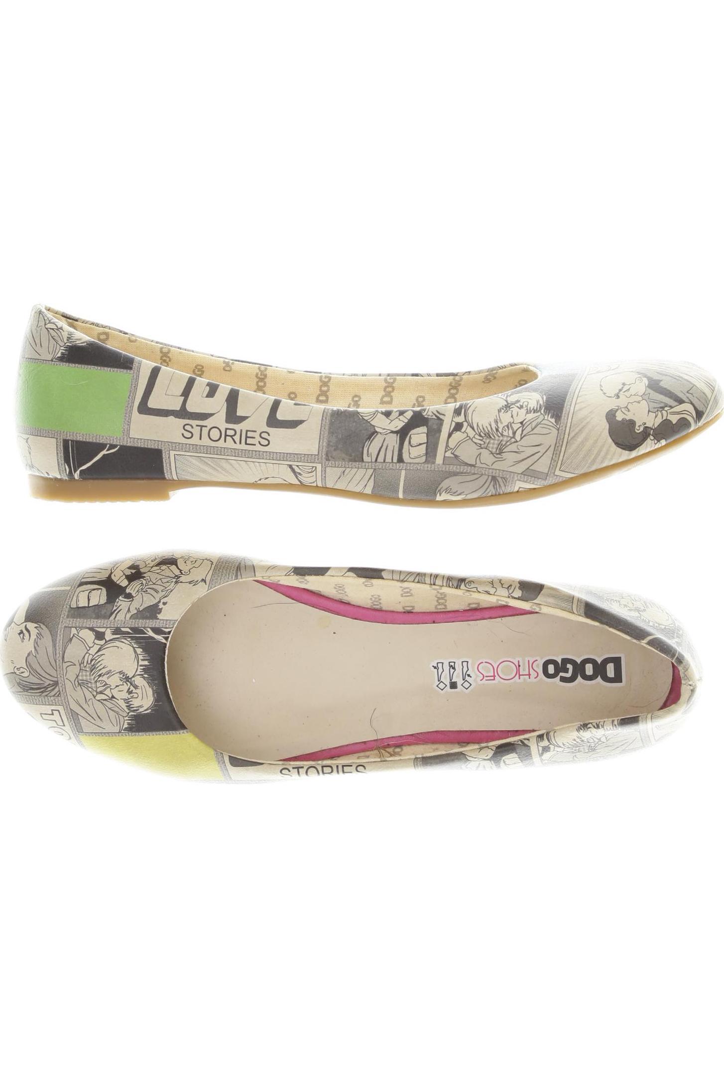 

Dogo Damen Ballerinas, grau, Gr. 40