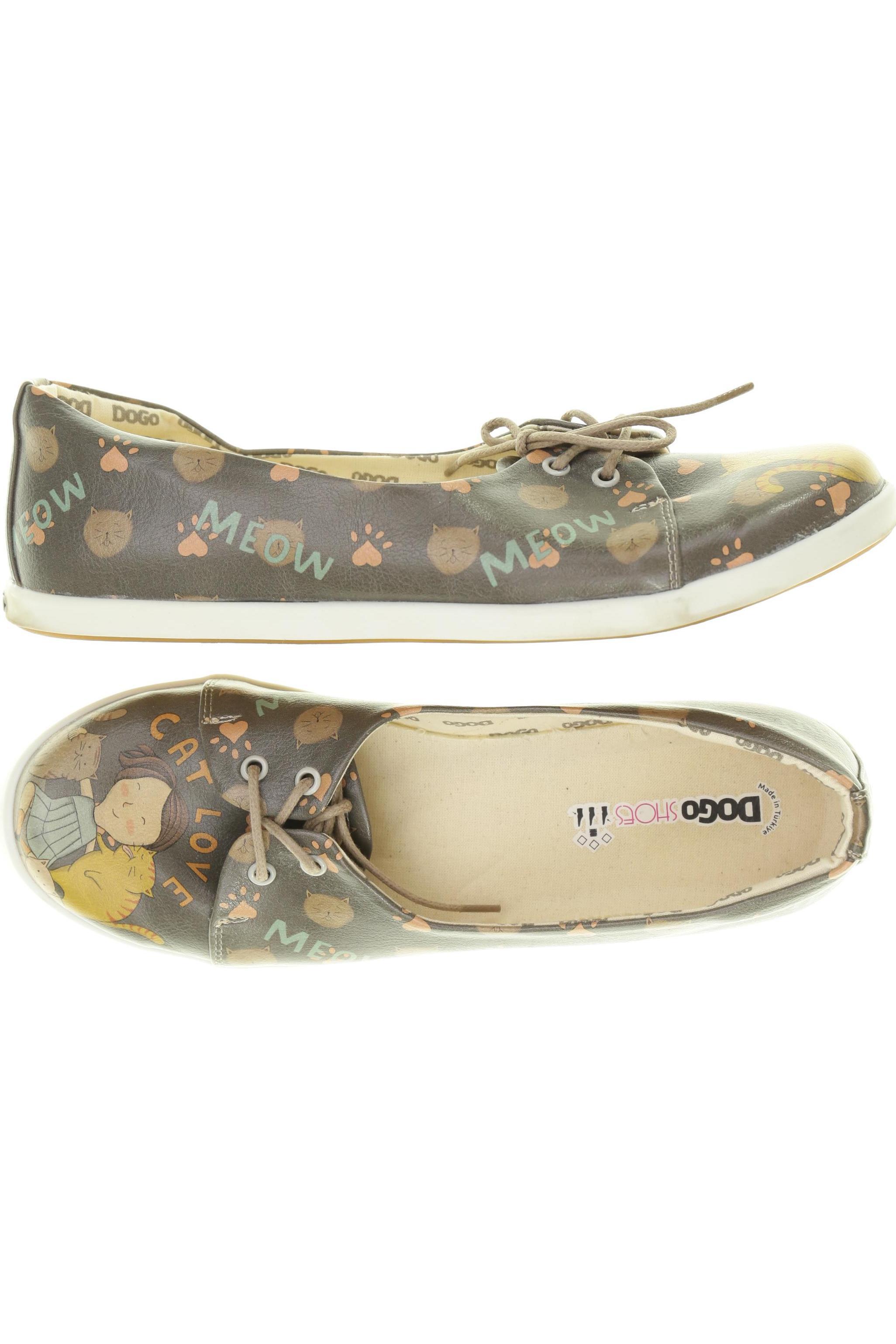 

Dogo Damen Ballerinas, grau, Gr. 39
