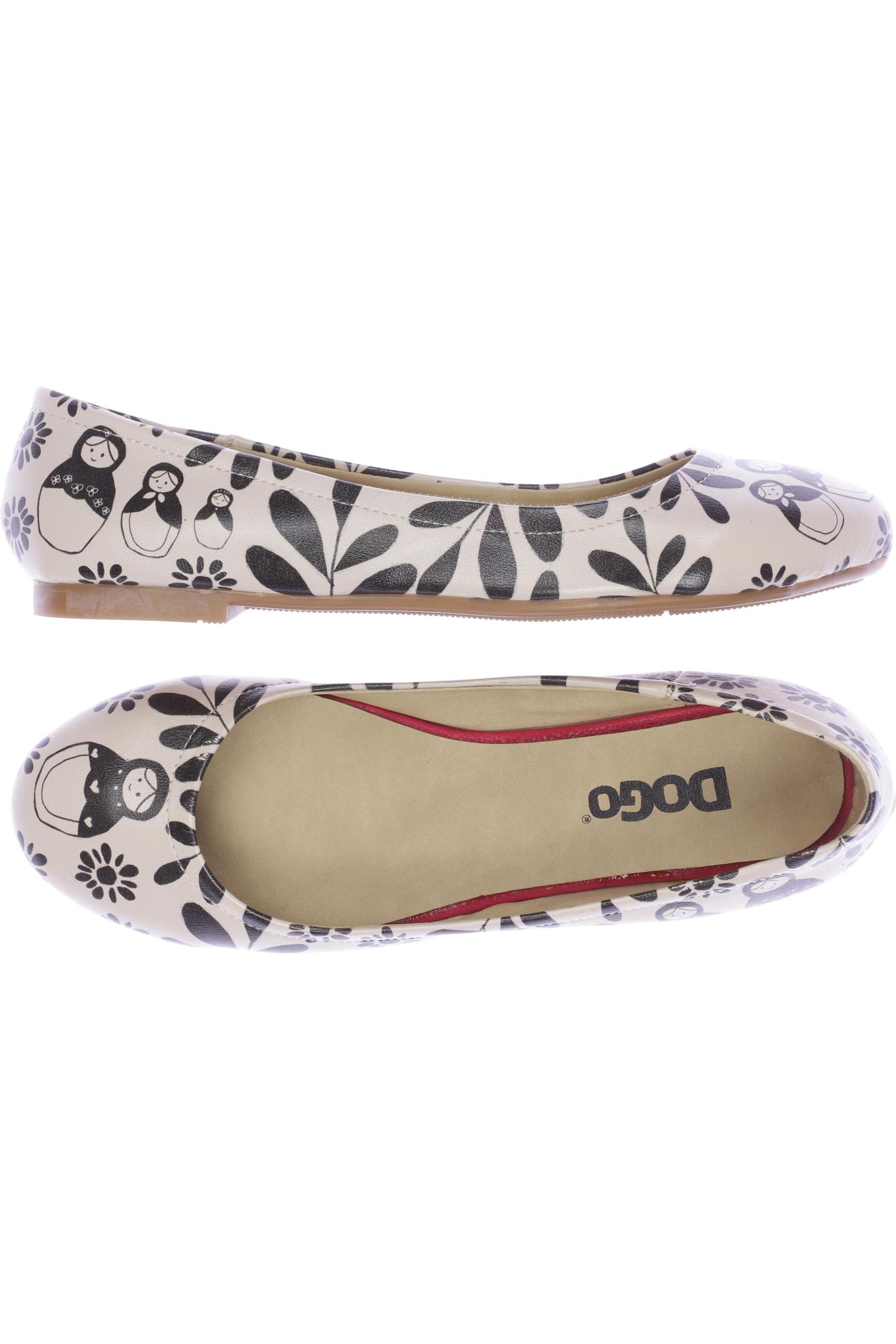 

Dogo Damen Ballerinas, weiß, Gr. 37