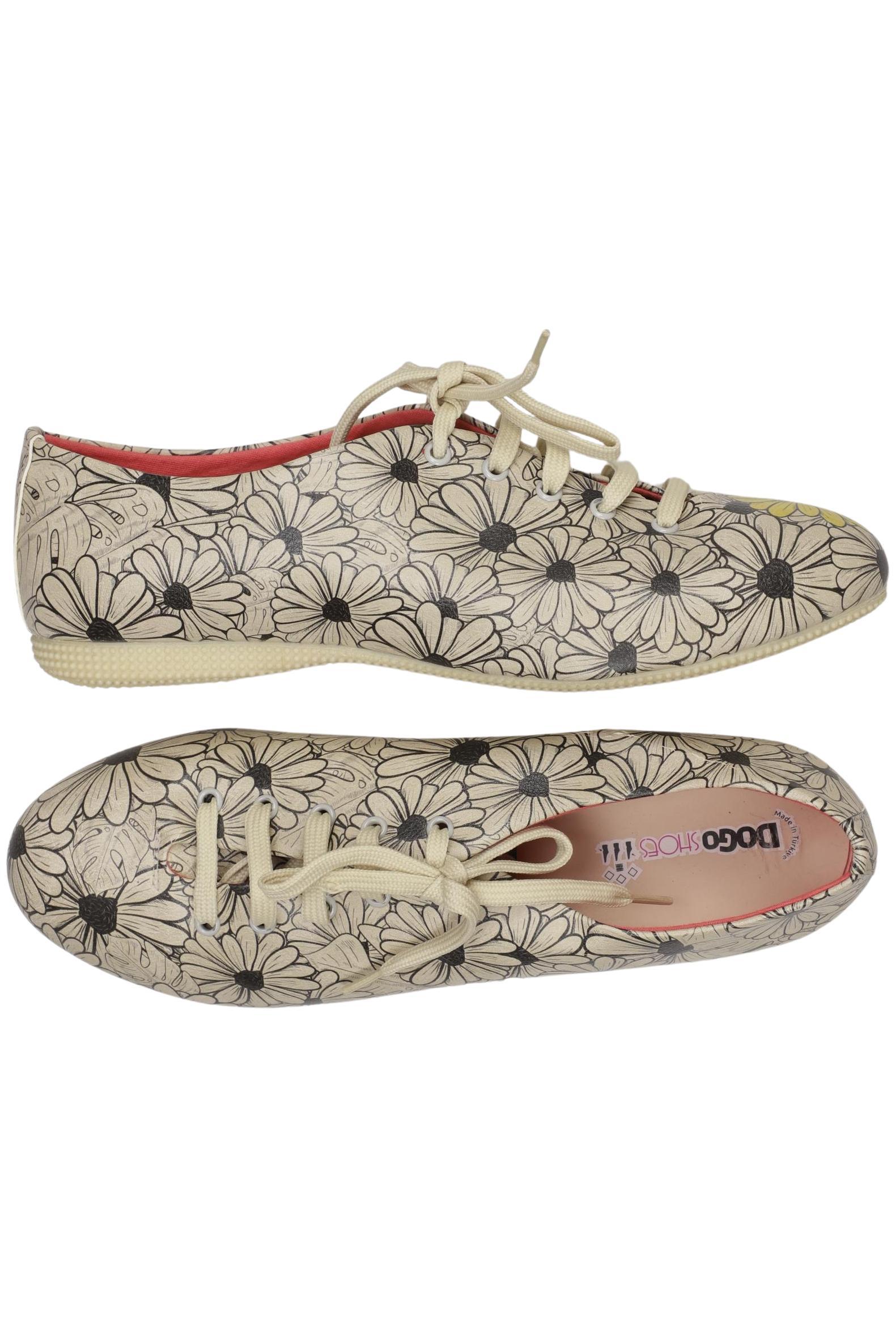 

Dogo Damen Halbschuh, beige, Gr. 40