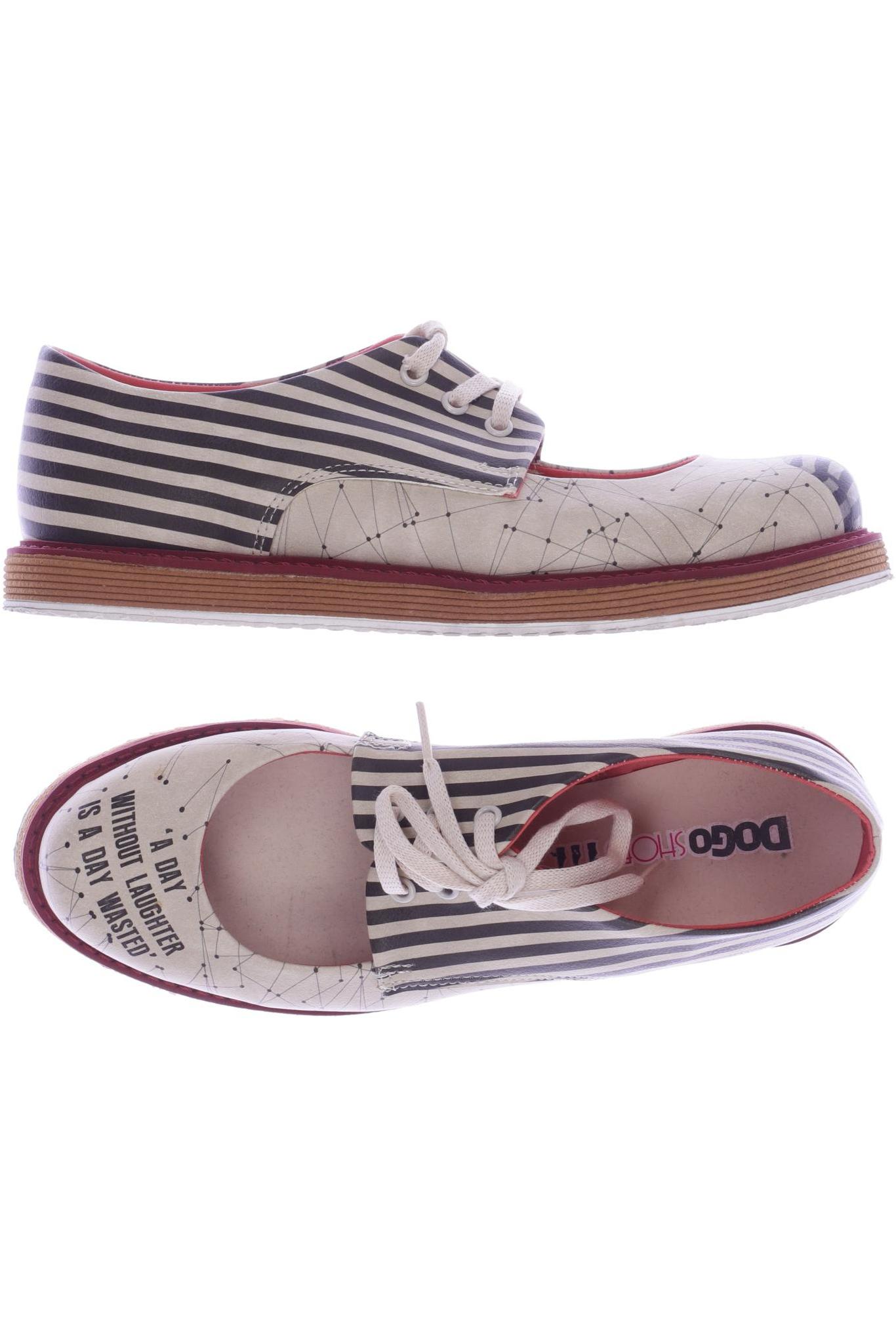

Dogo Damen Halbschuh, beige, Gr. 37