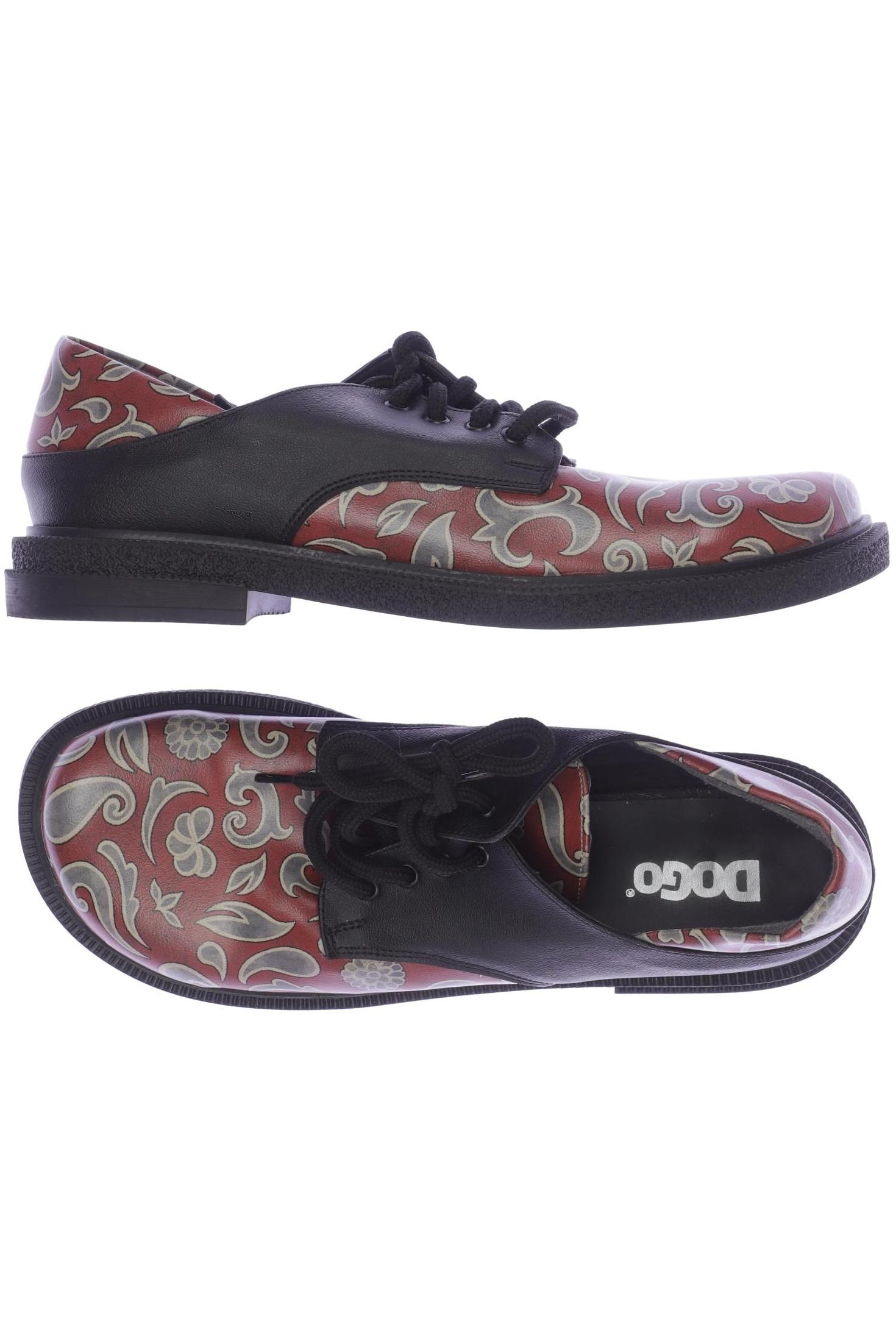 

Dogo Damen Halbschuh, bordeaux, Gr. 41