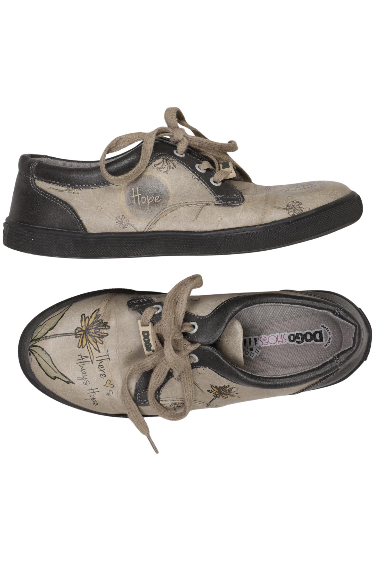 

Dogo Damen Halbschuh, beige, Gr. 36
