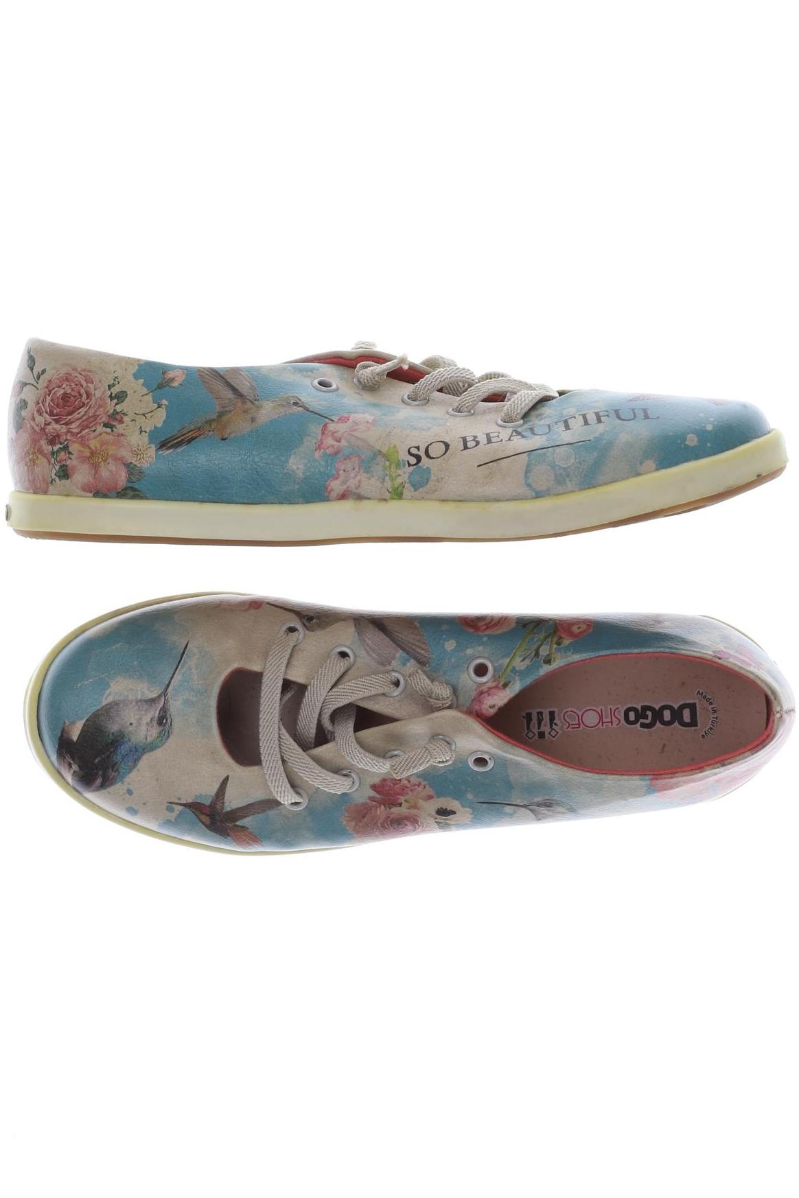

Dogo Damen Halbschuh, hellblau