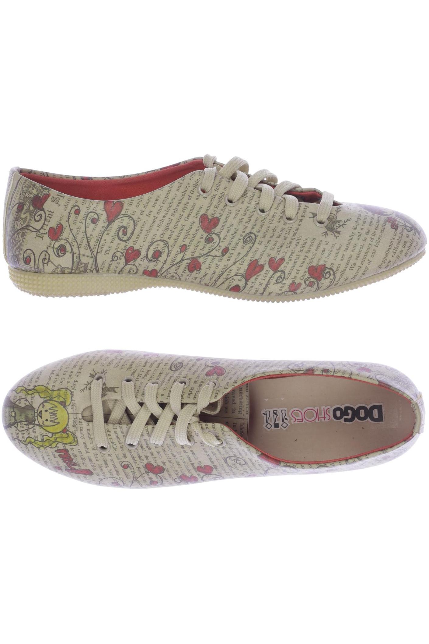 

Dogo Damen Halbschuh, beige, Gr. 37