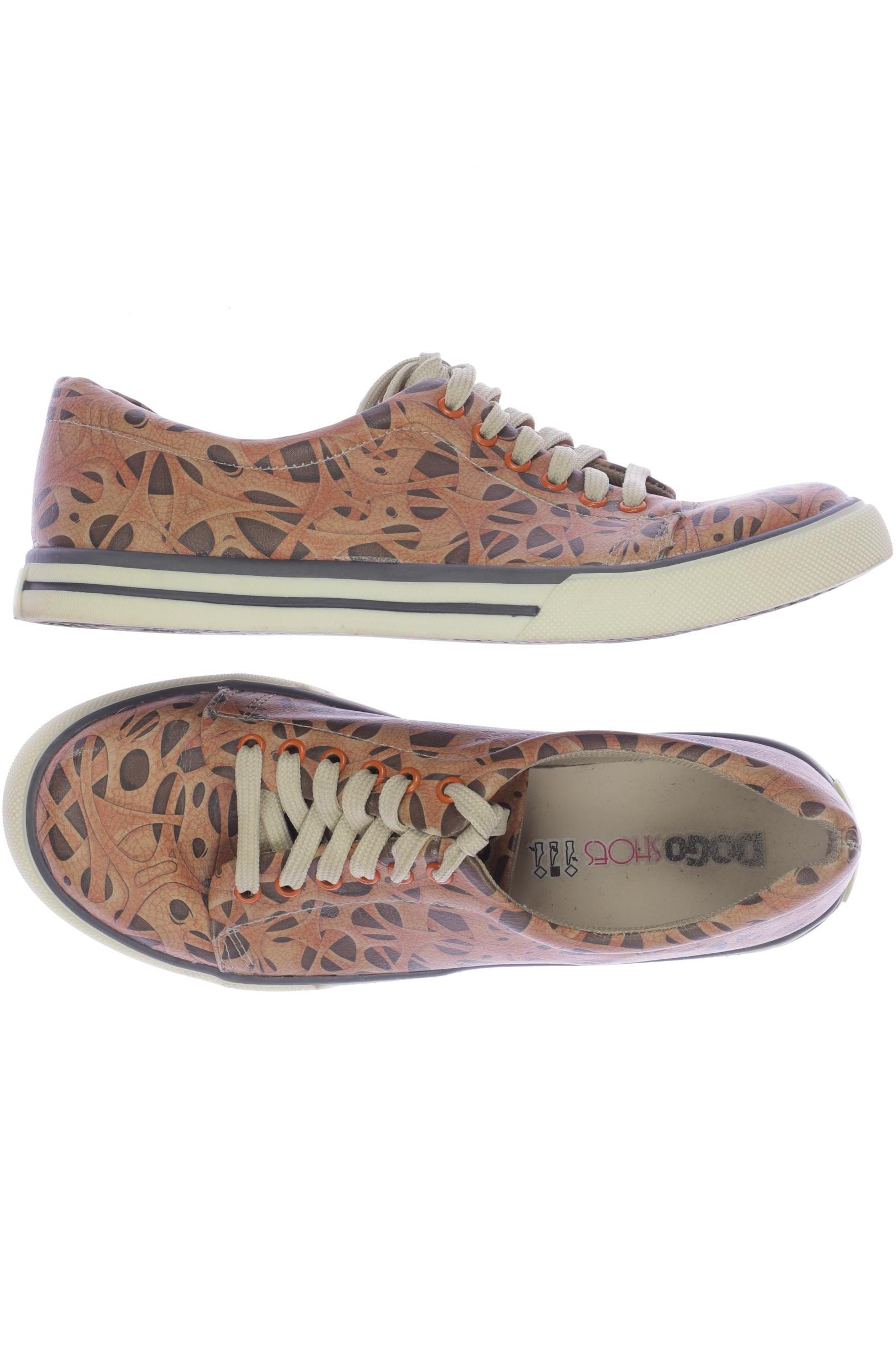 

Dogo Damen Halbschuh, orange, Gr. 38