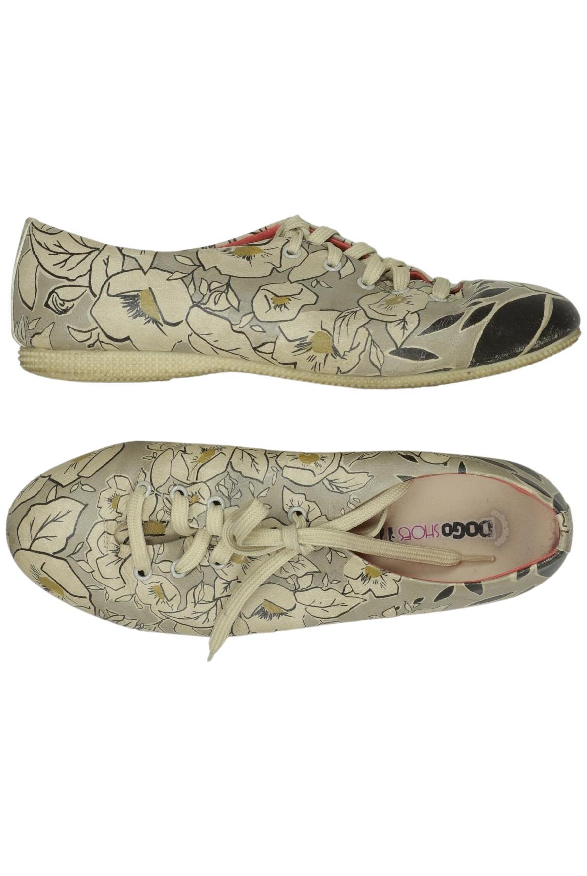 

Dogo Damen Halbschuh, beige, Gr. 38