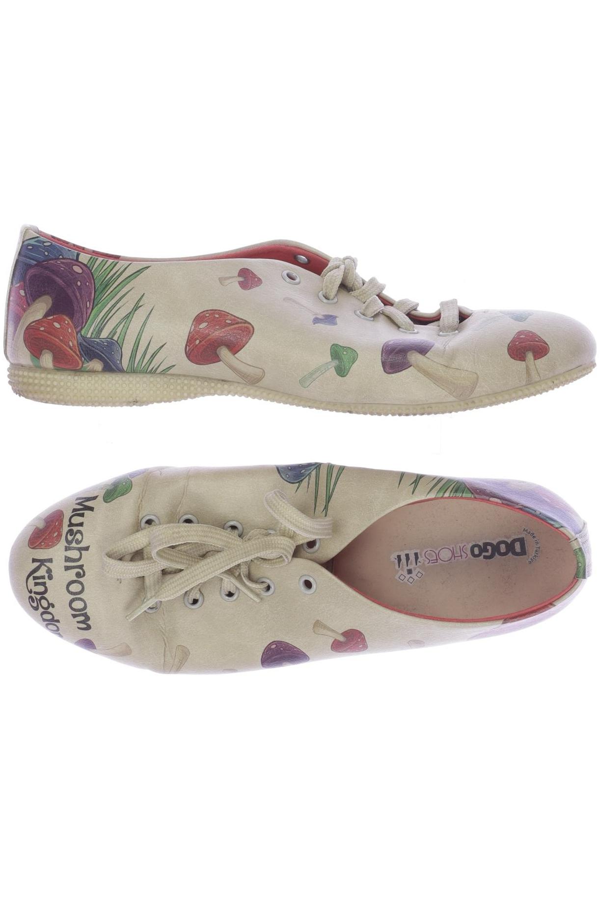

Dogo Damen Halbschuh, cremeweiß, Gr. 37