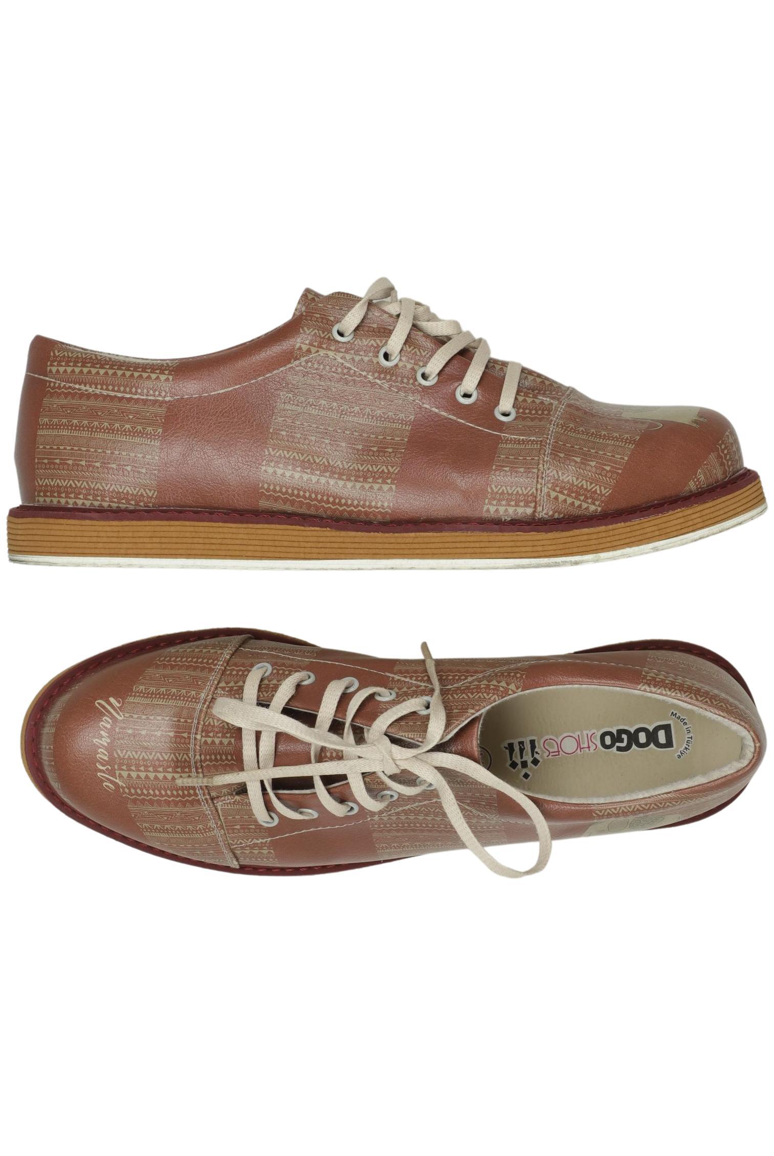 

Dogo Damen Halbschuh, orange, Gr. 41