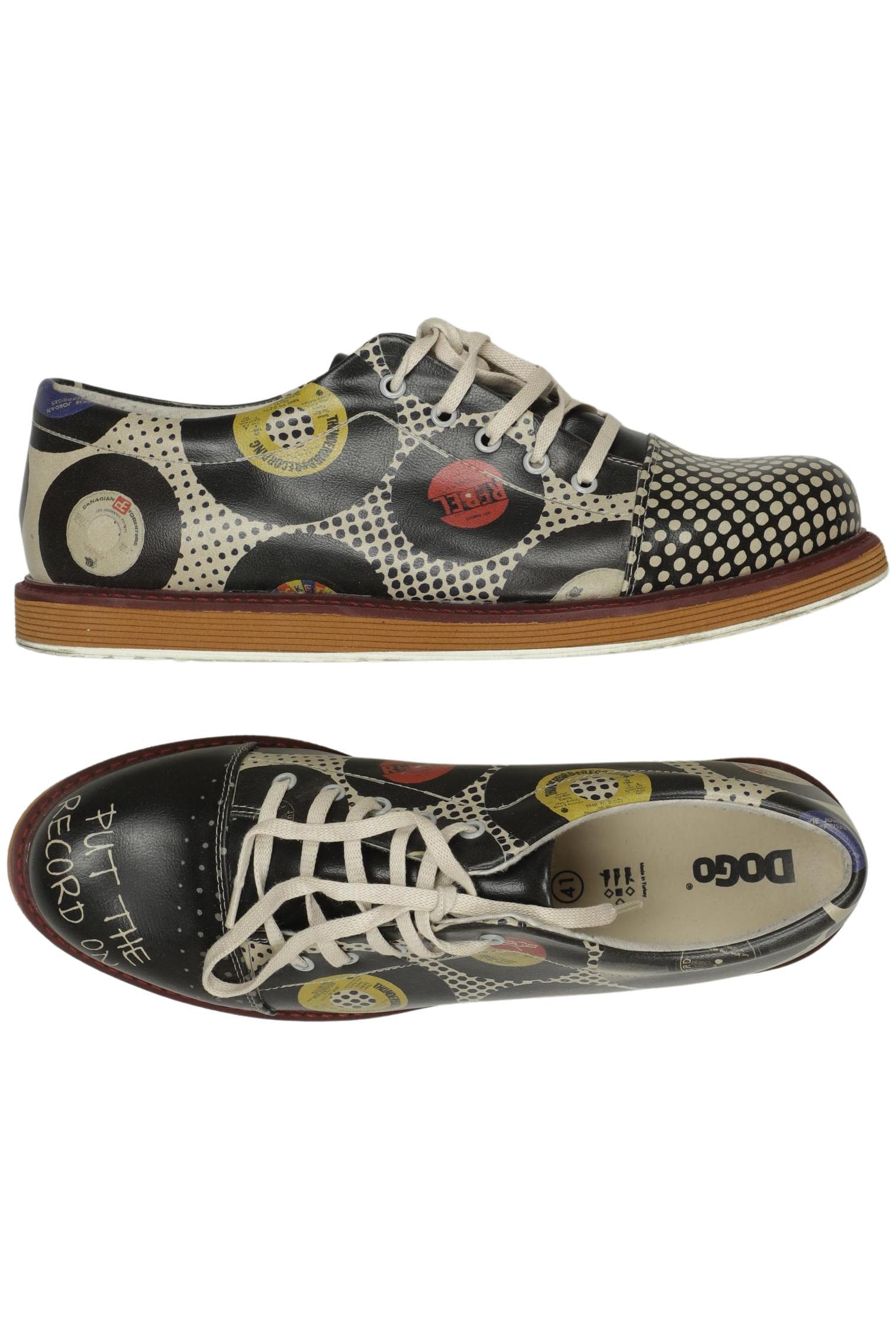 

Dogo Damen Halbschuh, schwarz, Gr. 41