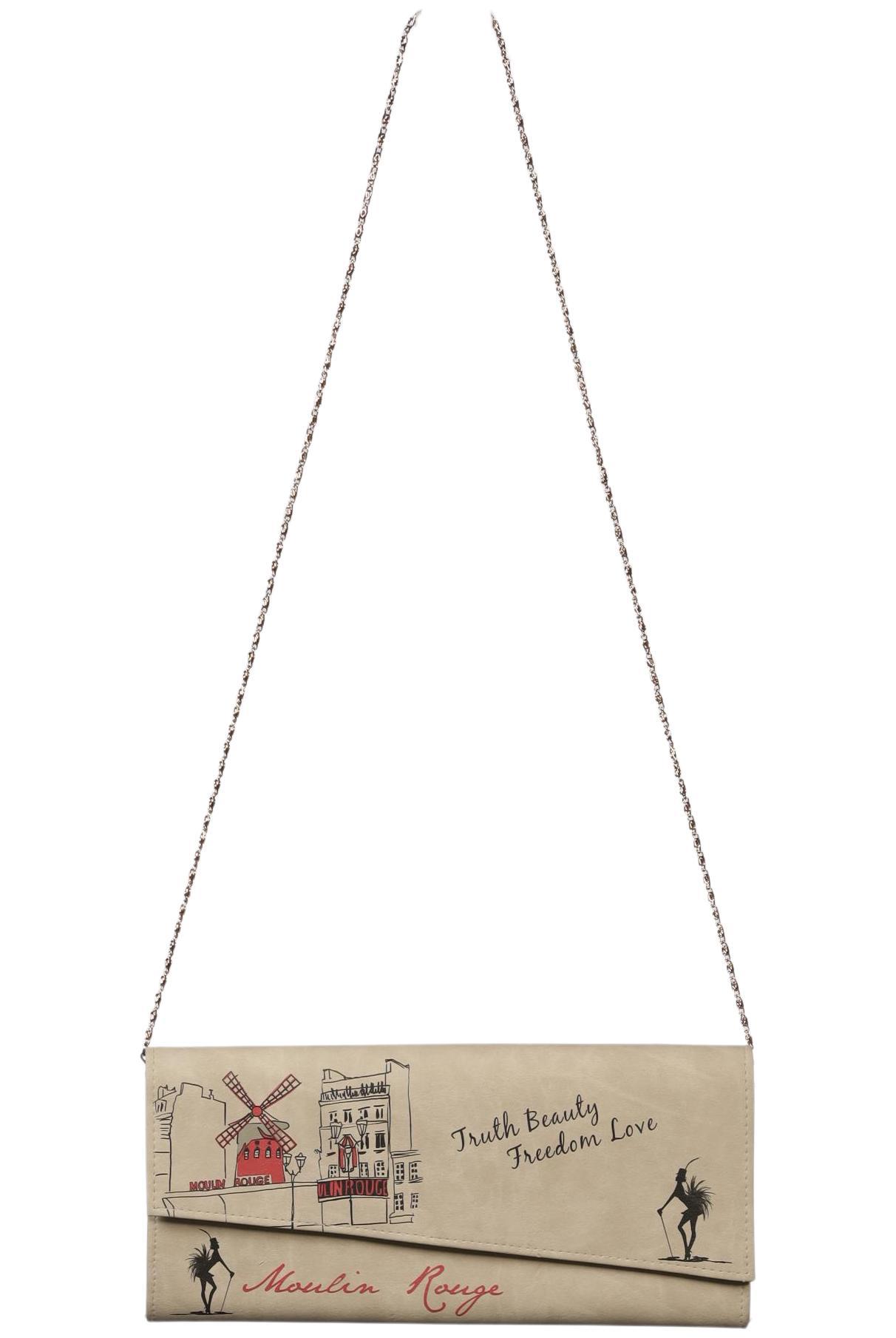 

Dogo Damen Handtasche, beige, Gr.