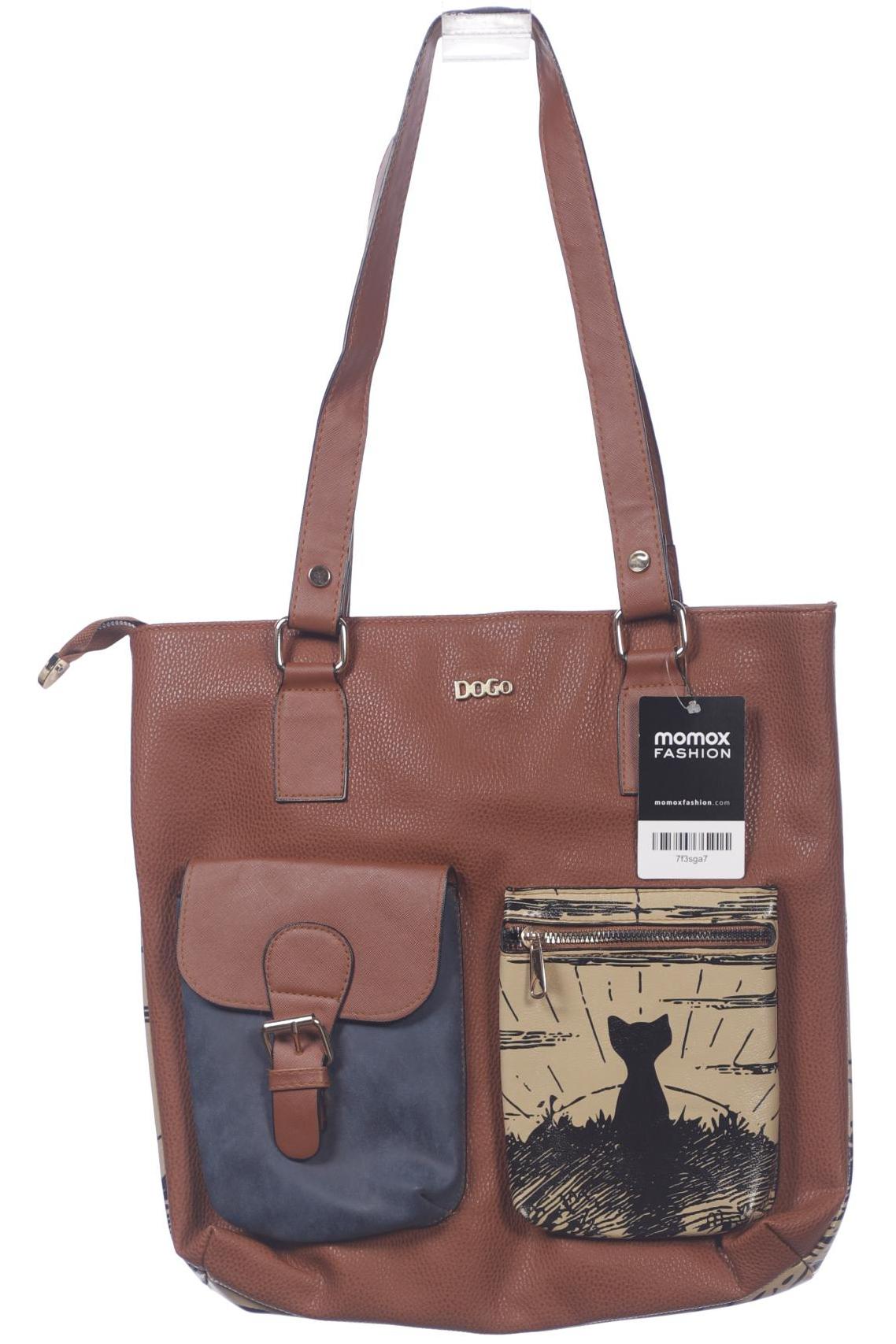 

Dogo Damen Handtasche, beige, Gr.