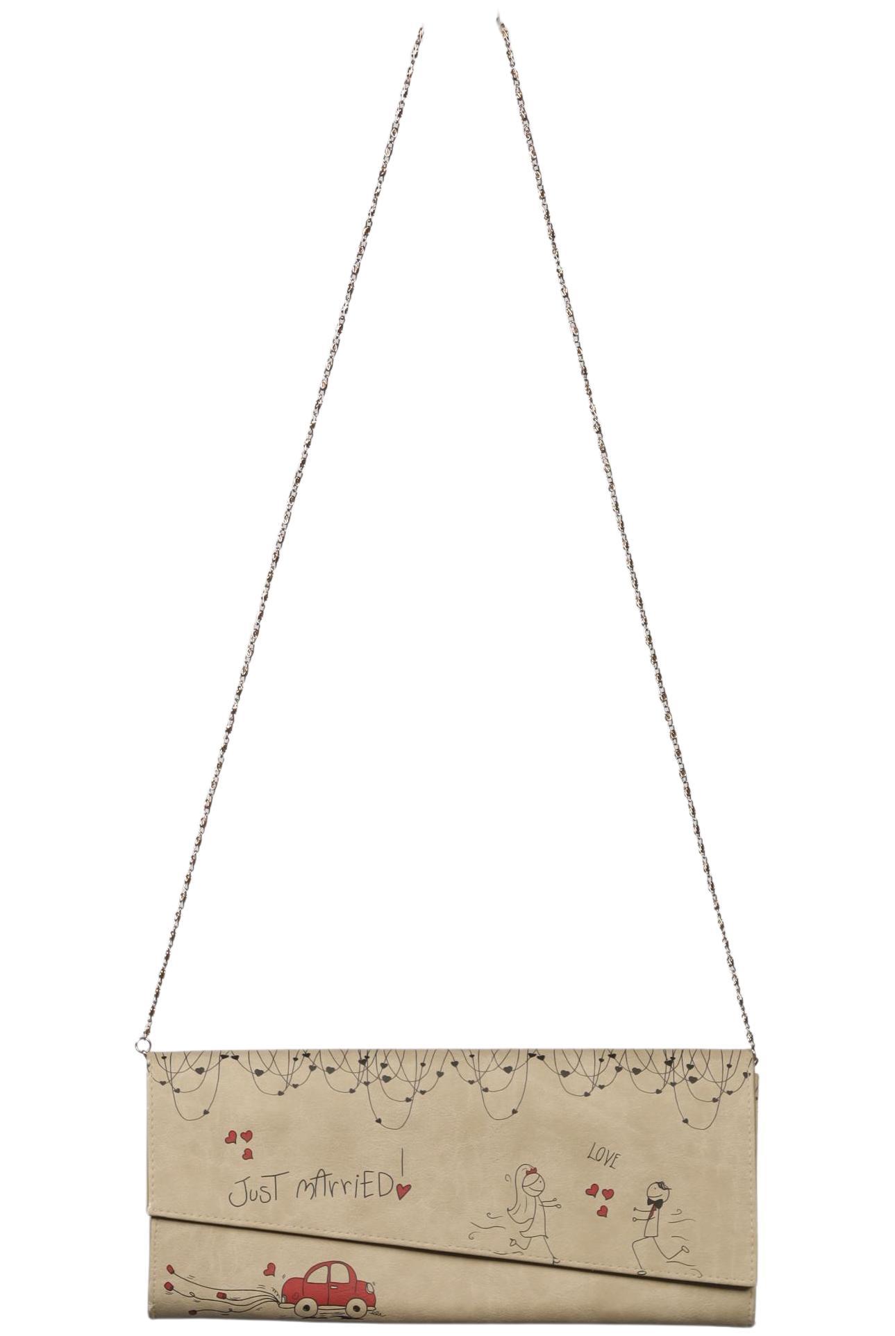 

Dogo Damen Handtasche, beige, Gr.