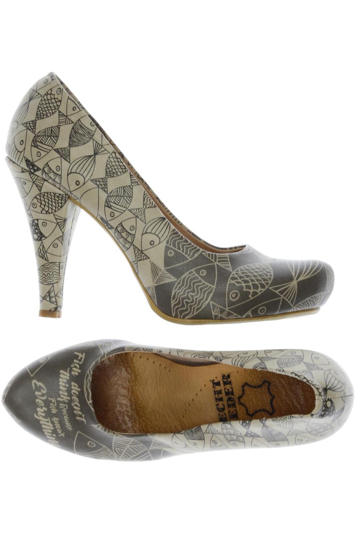 

Dogo Damen Pumps, grau, Gr. 37