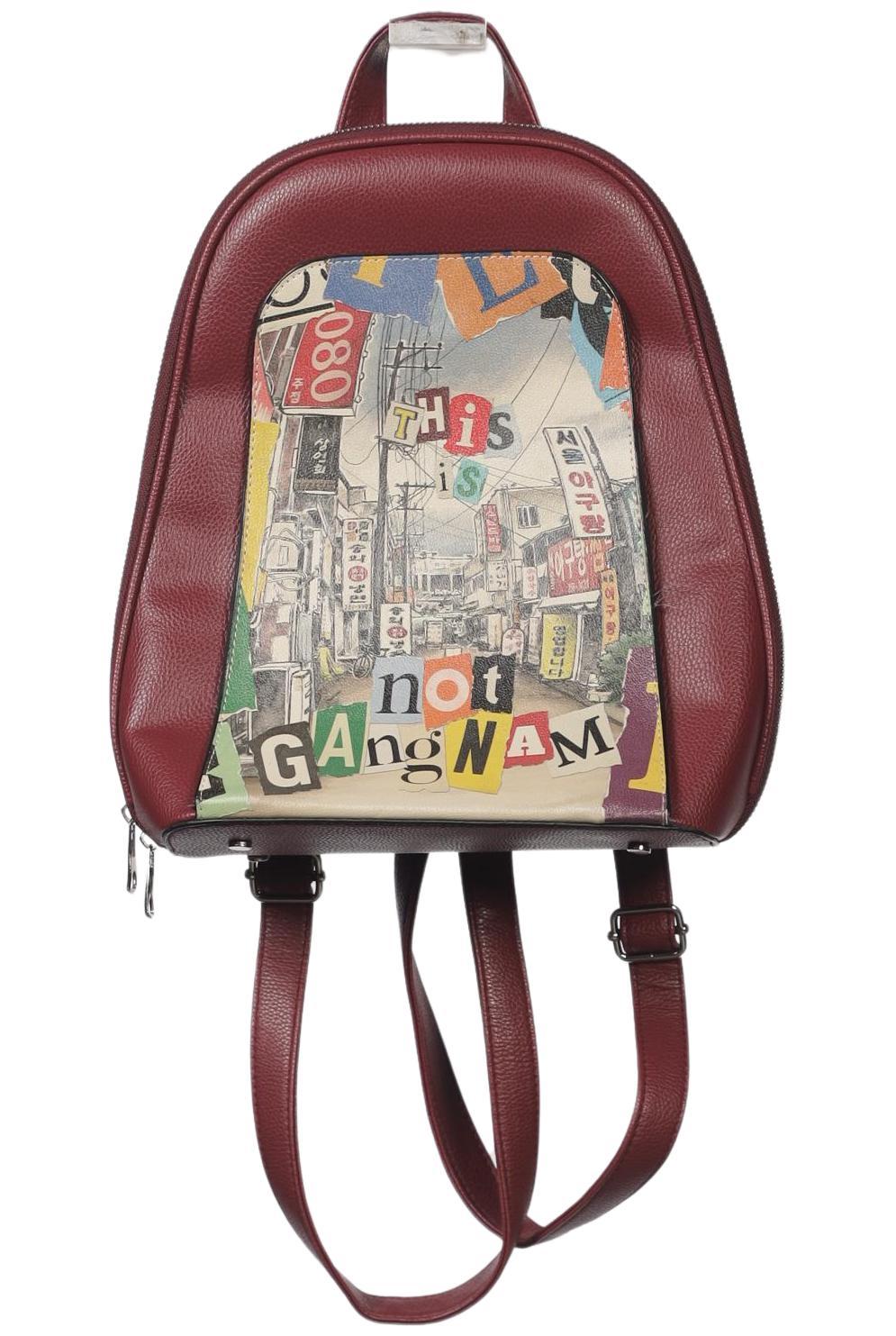 

Dogo Damen Rucksack, rot, Gr.