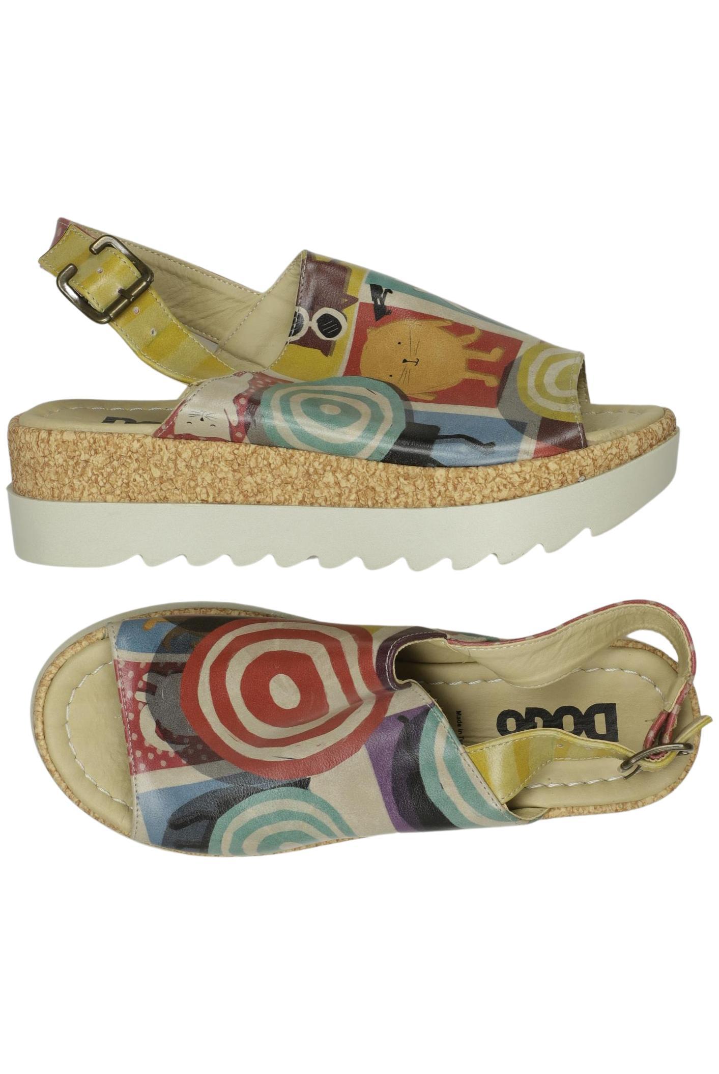

Dogo Damen Sandale, beige, Gr. 36