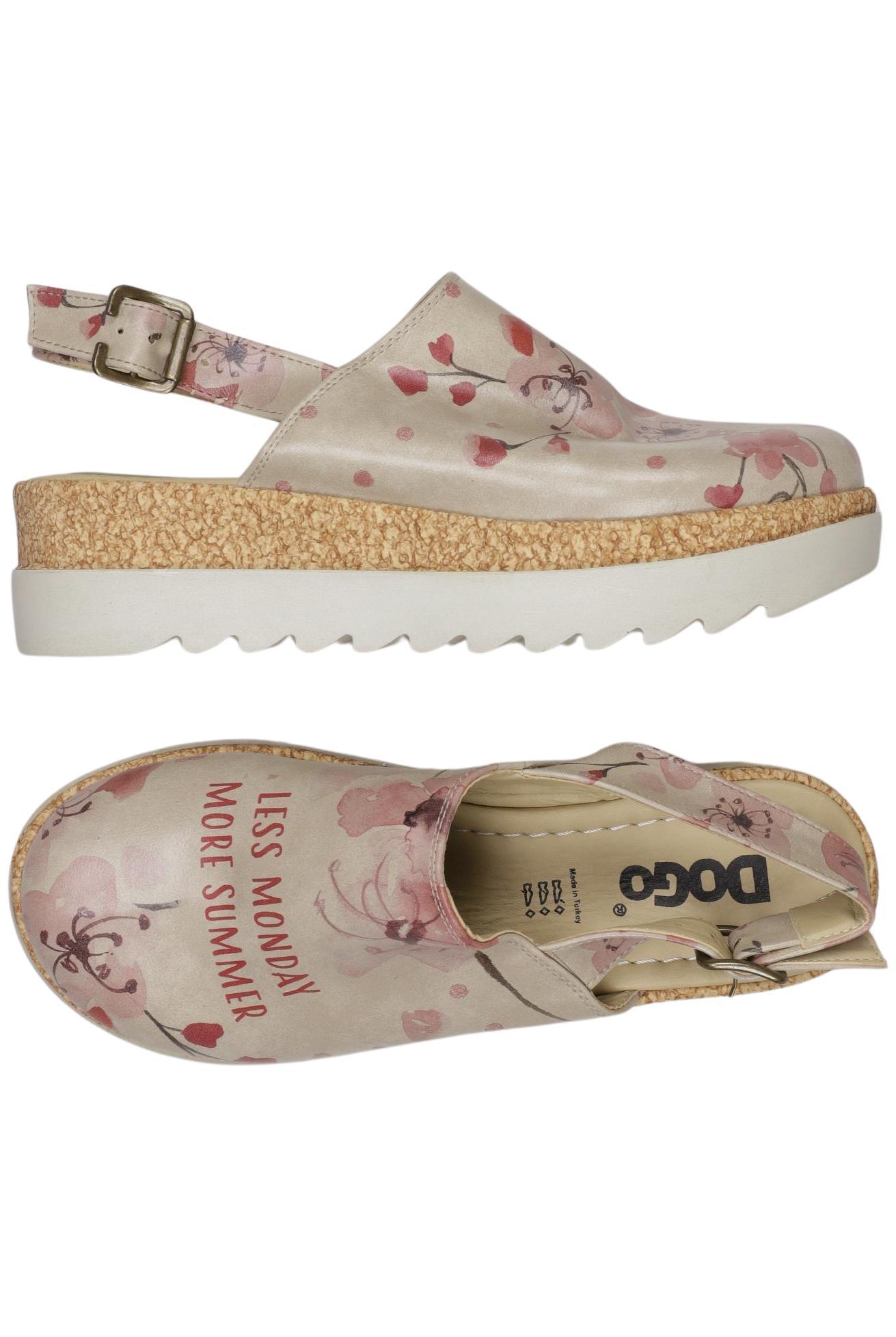 

Dogo Damen Sandale, beige, Gr. 38