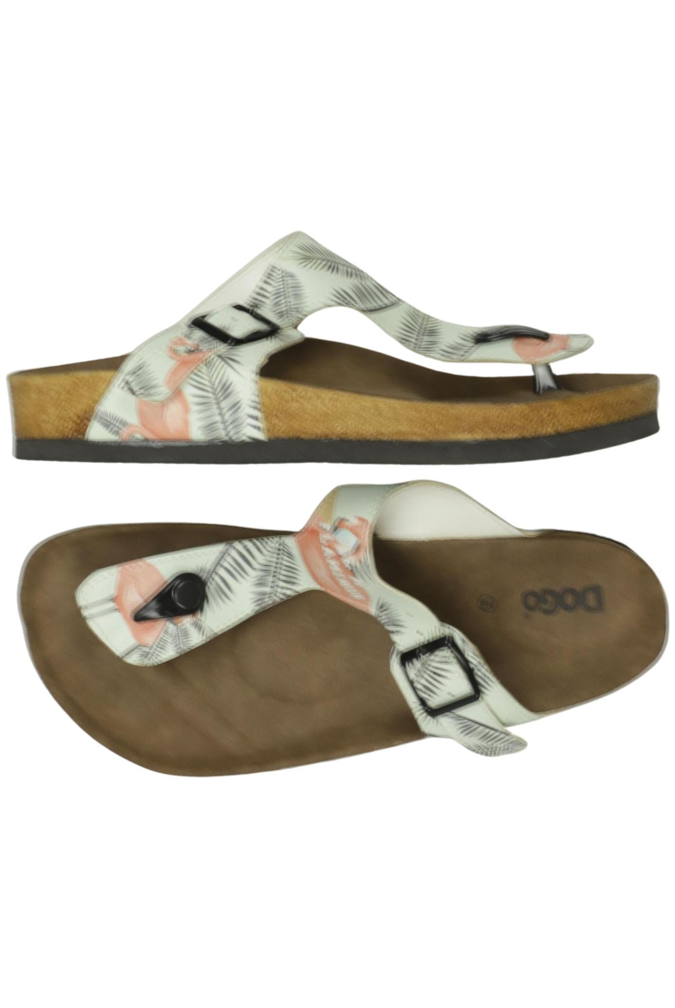 

Dogo Damen Sandale, weiß, Gr. 38