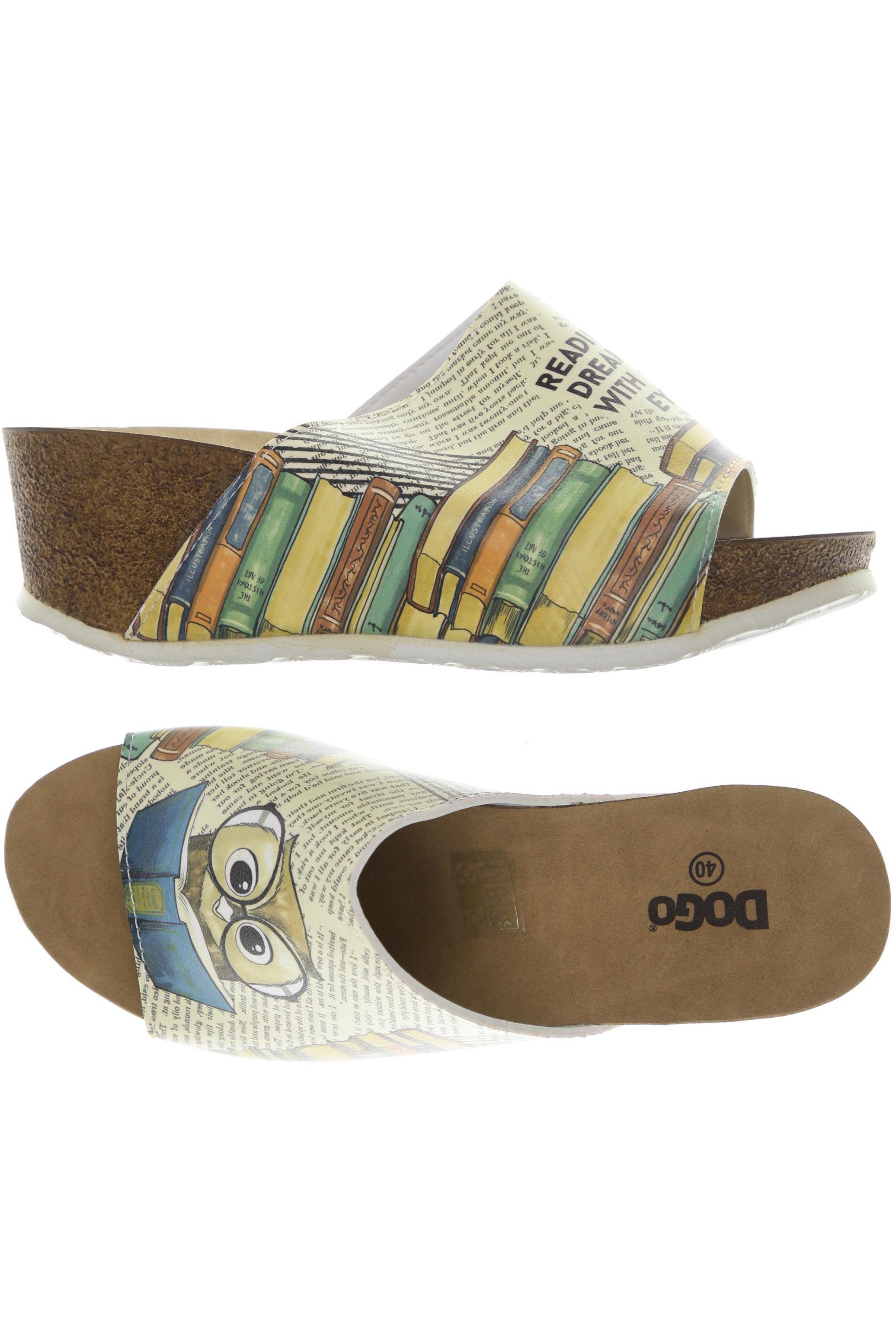 

Dogo Damen Sandale, beige, Gr. 40