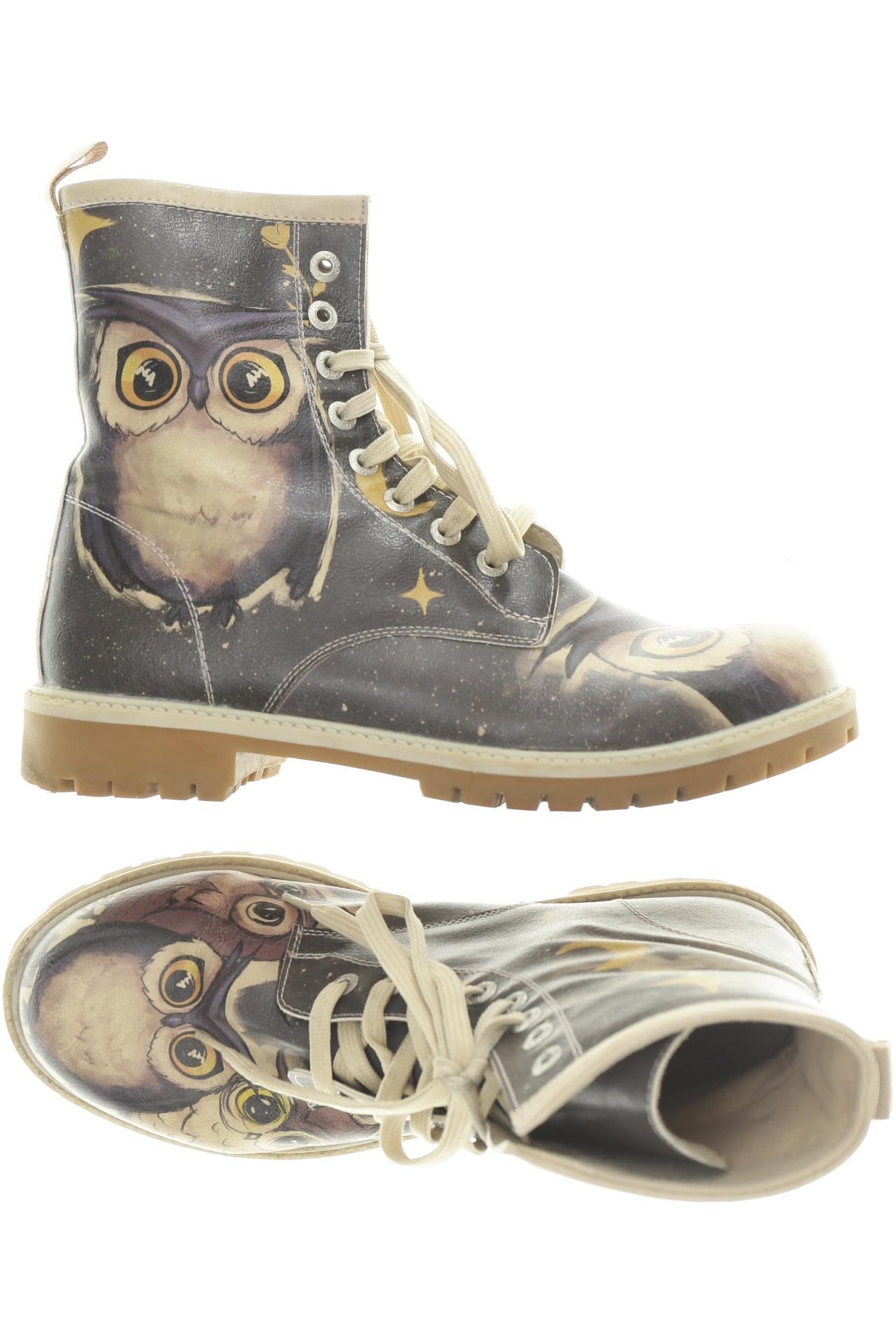 

Dogo Damen Stiefel, grau, Gr. 39