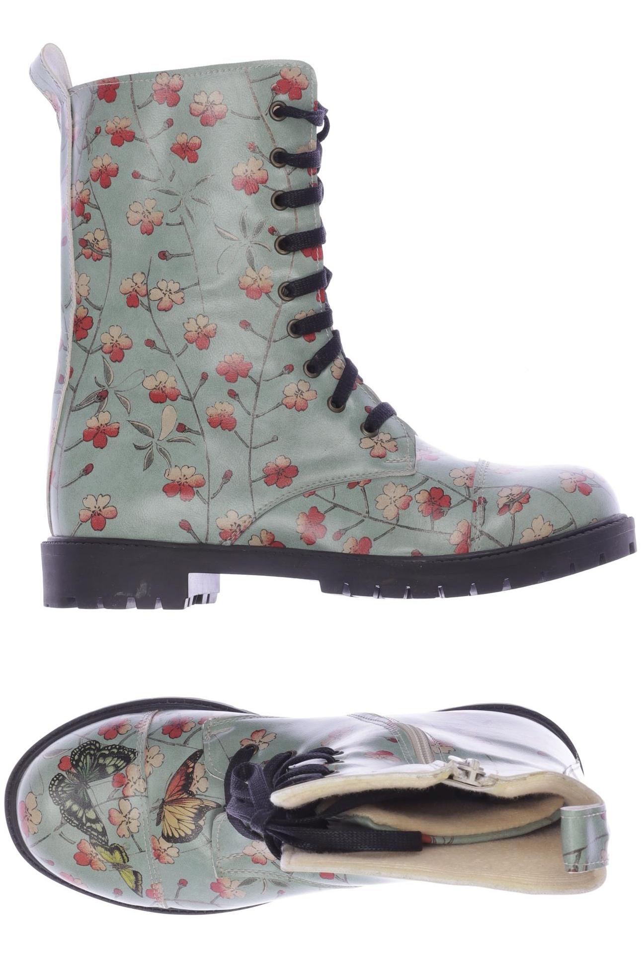 

Dogo Damen Stiefel, grün, Gr. 38